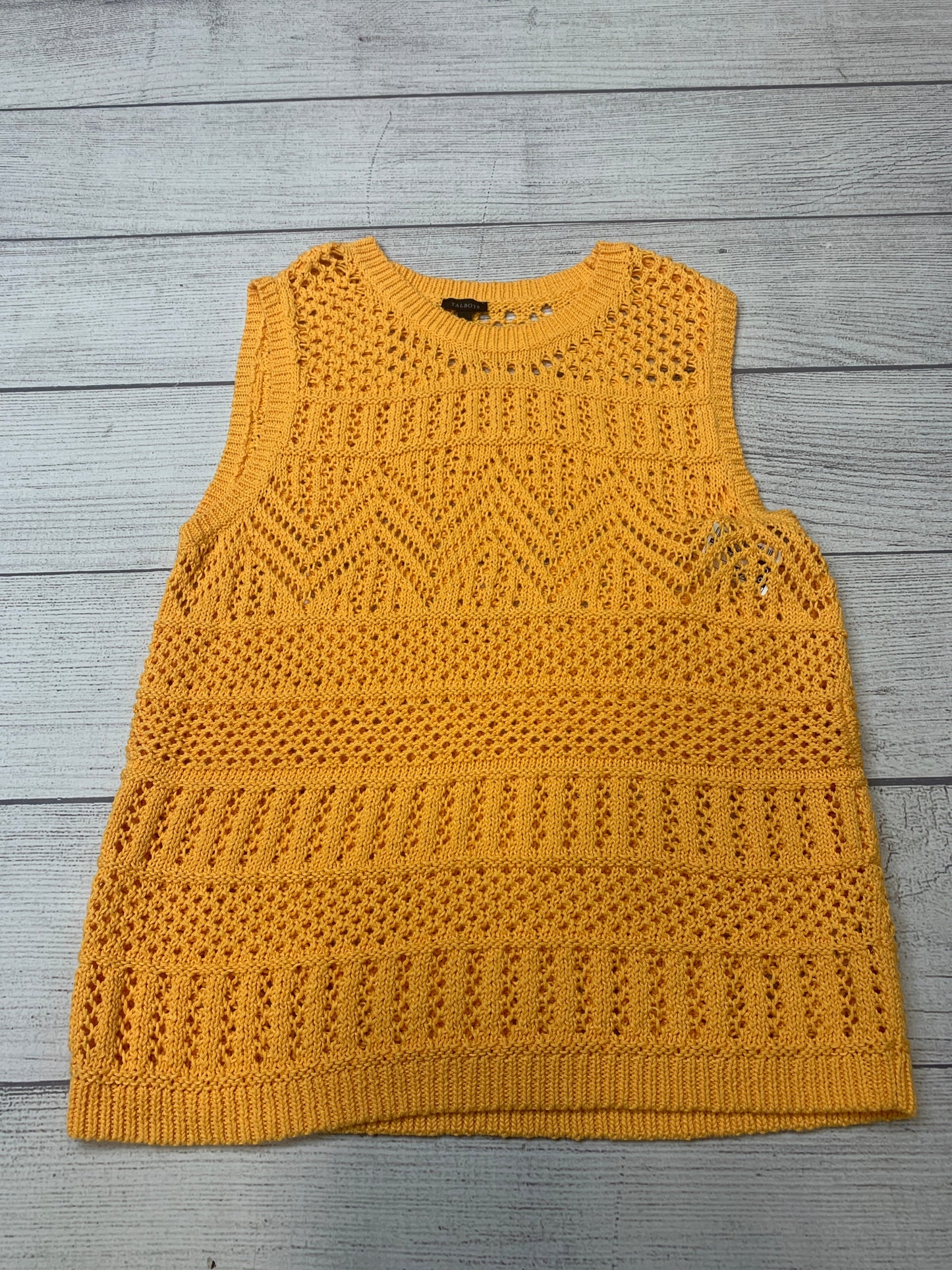 Orange Top Sleeveless Talbots, Size L