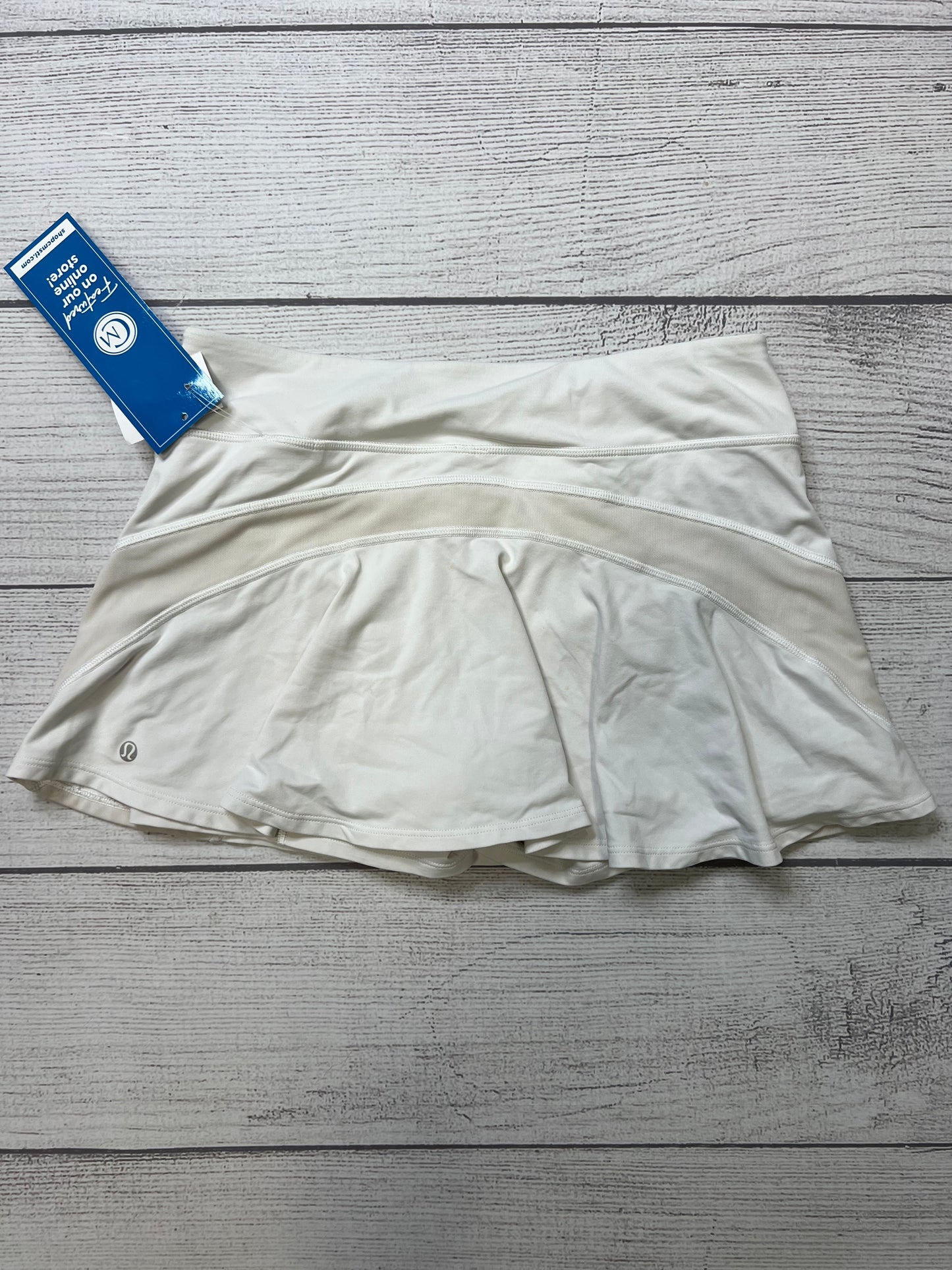 White Athletic Skirt Skort Lululemon, Size S