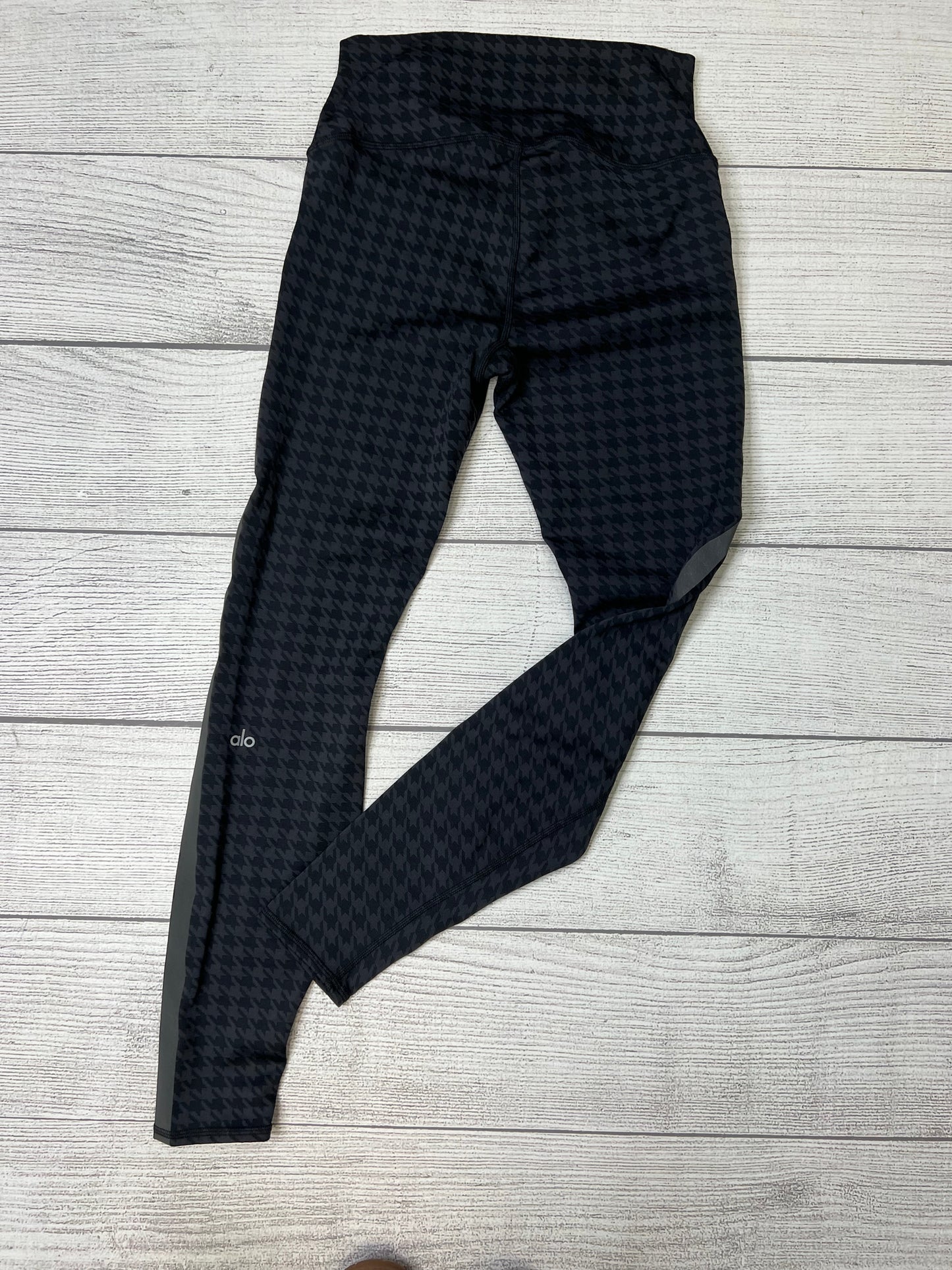 Houndstooth Athletic Leggings Alo, Size L