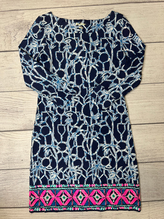 New! Blue Dress Casual Short Lilly Pulitzer, Size Xs