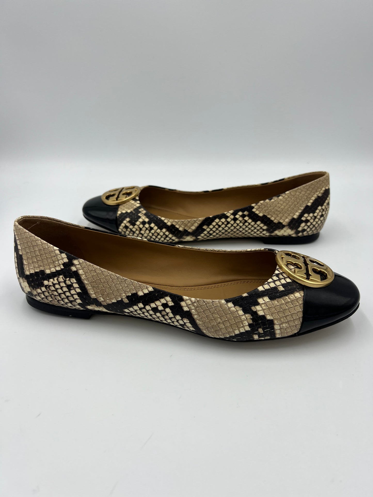 Tory Burch Snakeskin Print Shoes  Size 10