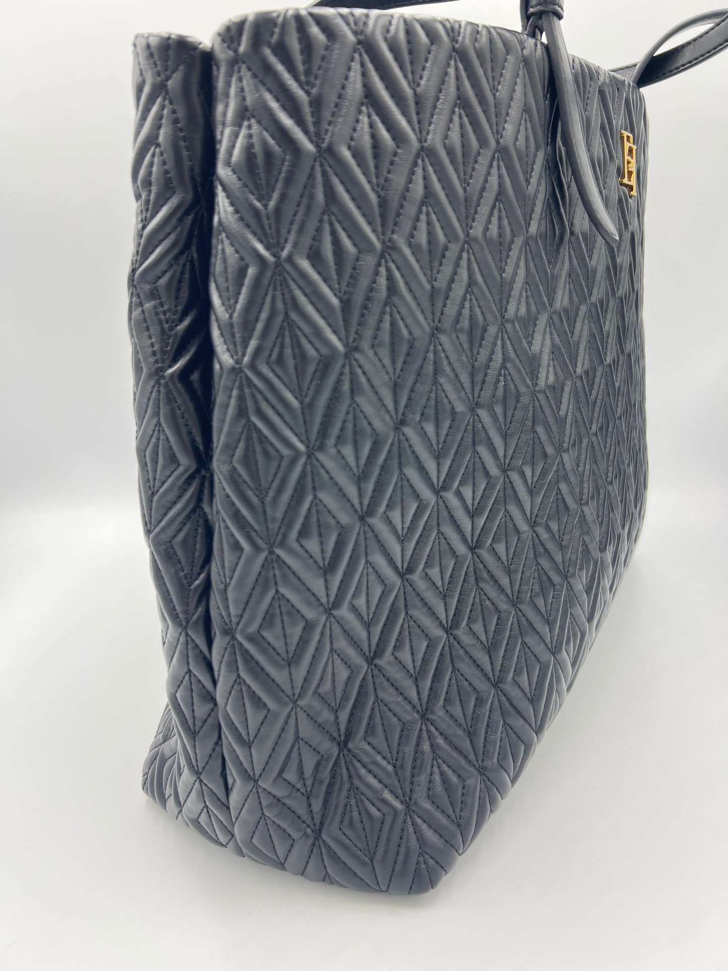 Leather Quilted Tote by Elisabetta Franchi