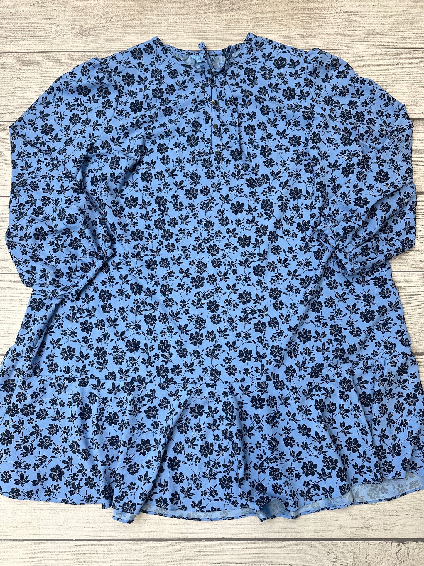 Blue Dress Casual Short Draper James, Size 3x