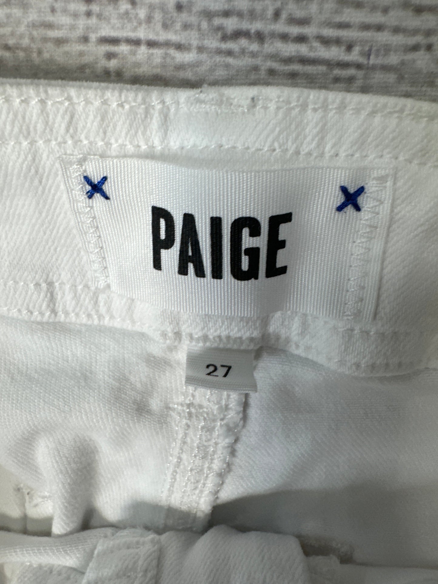 White Jeans Designer Paige, Size 4