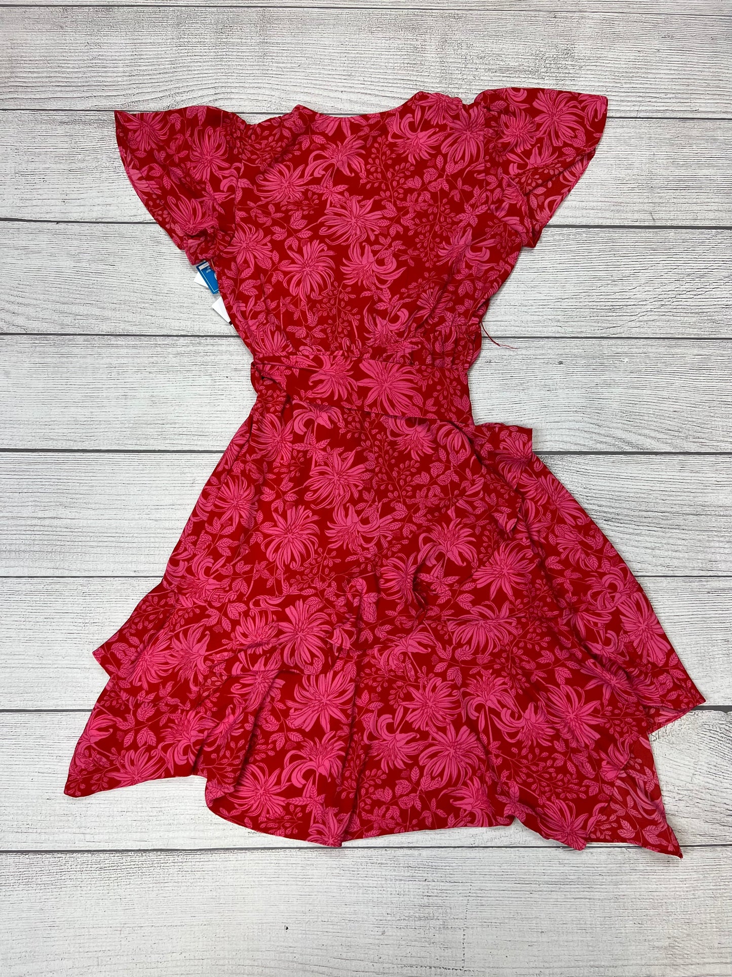 Red Pink Dress Casual Short Sofia By Sofia Vergara, Size S