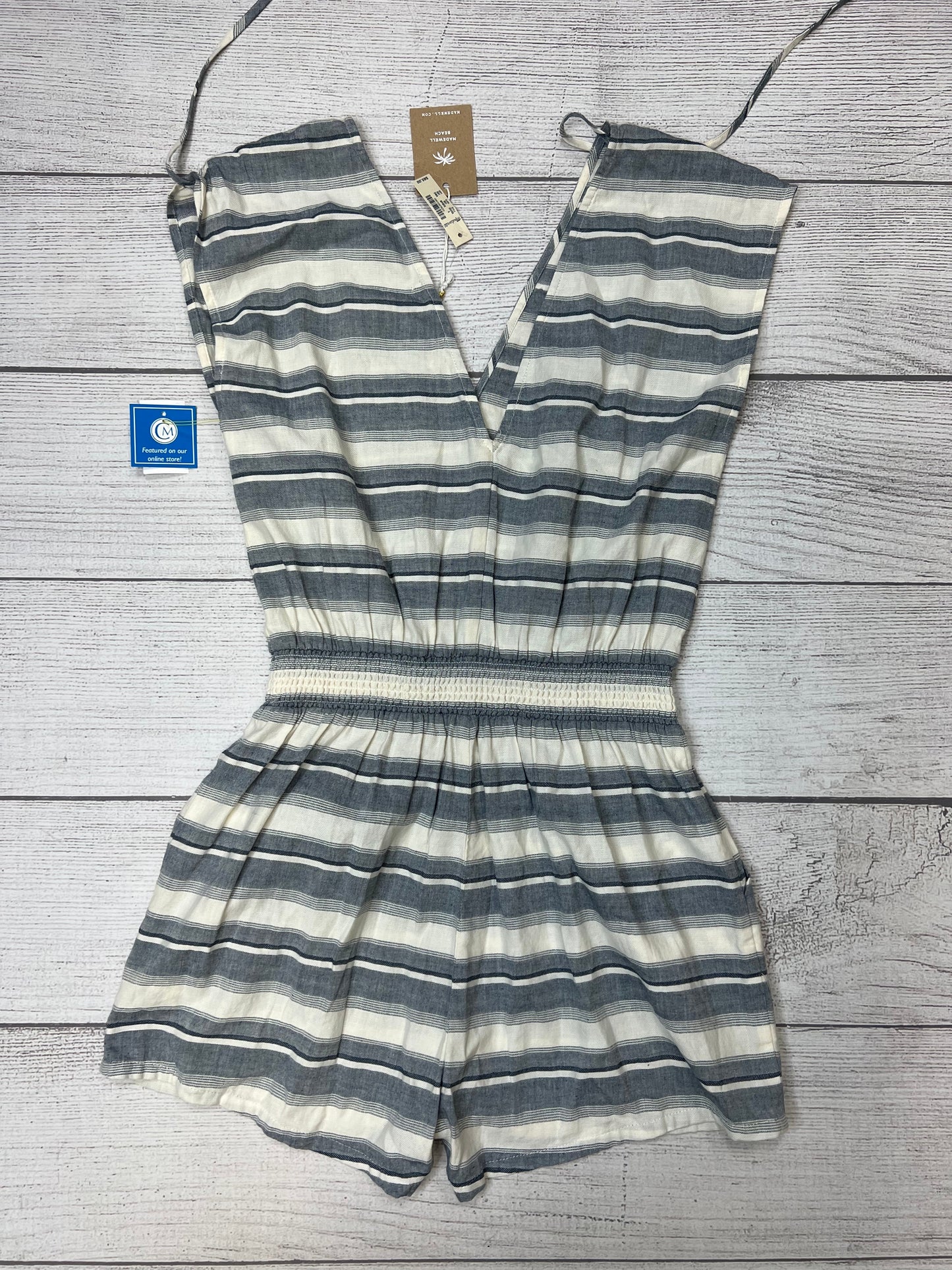 Striped Romper Madewell, Size S