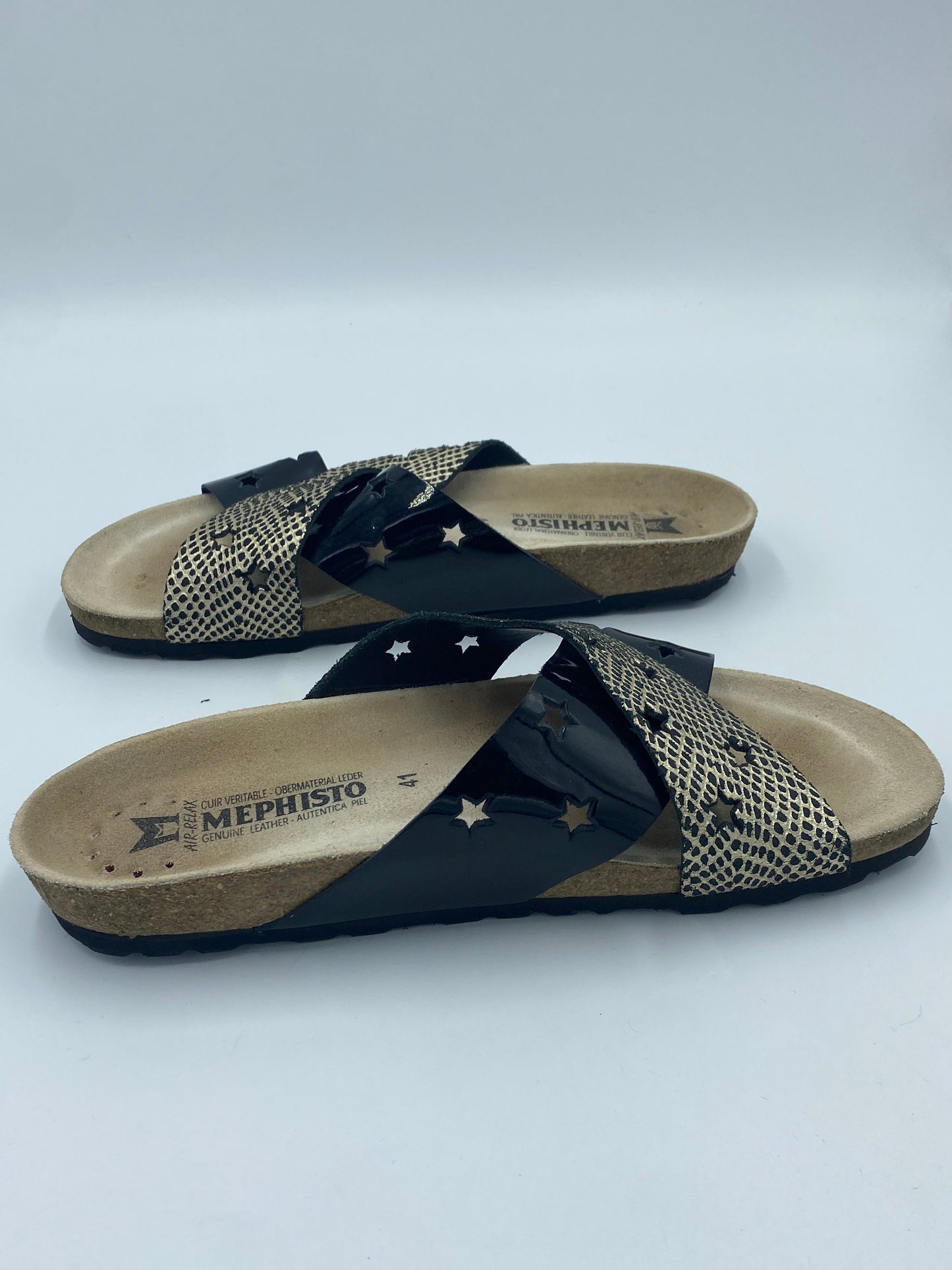 Star Sandals Designer Mephisto, Size 10