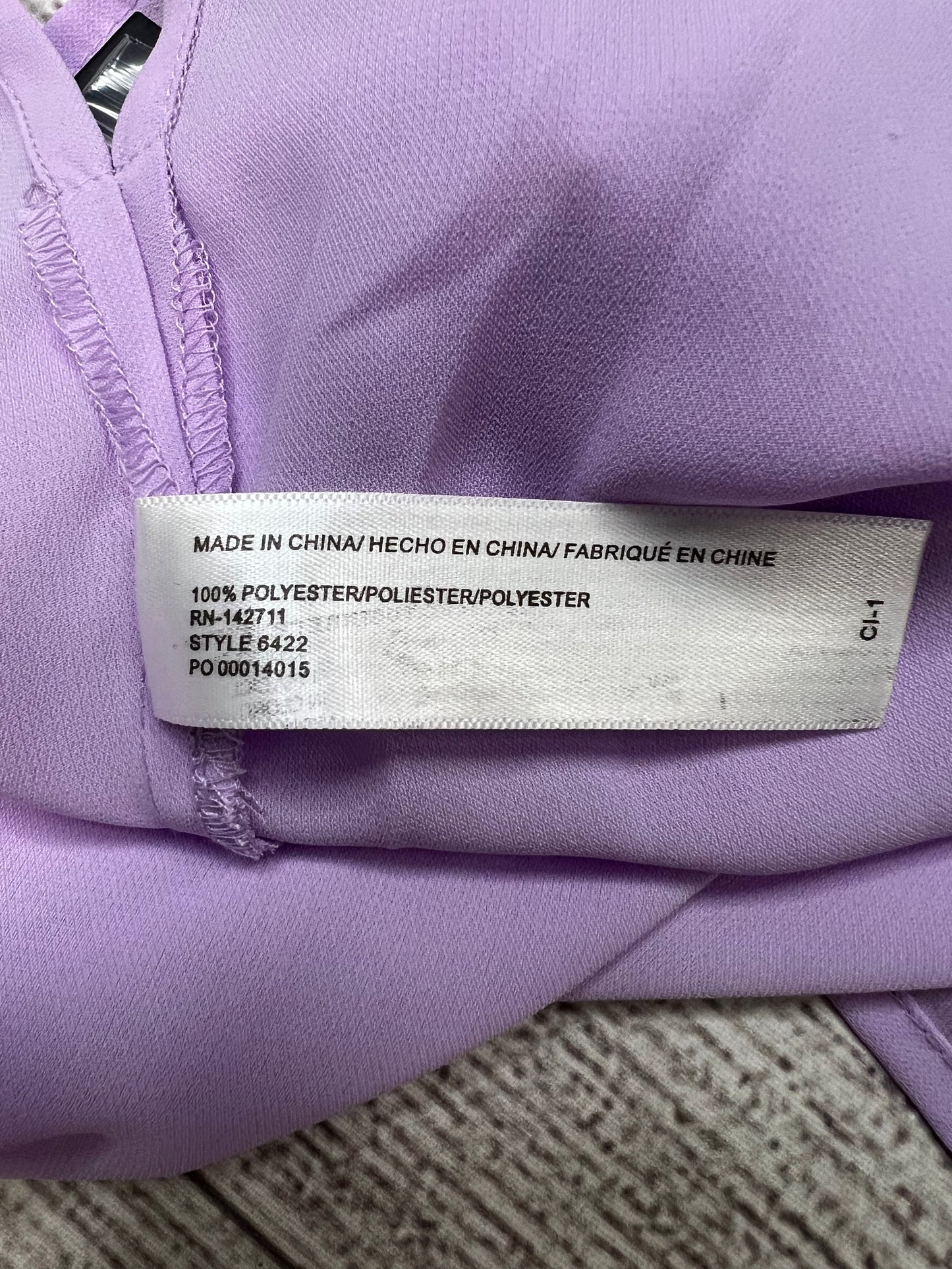 Purple Top Short Sleeve Eloquii, Size 1x
