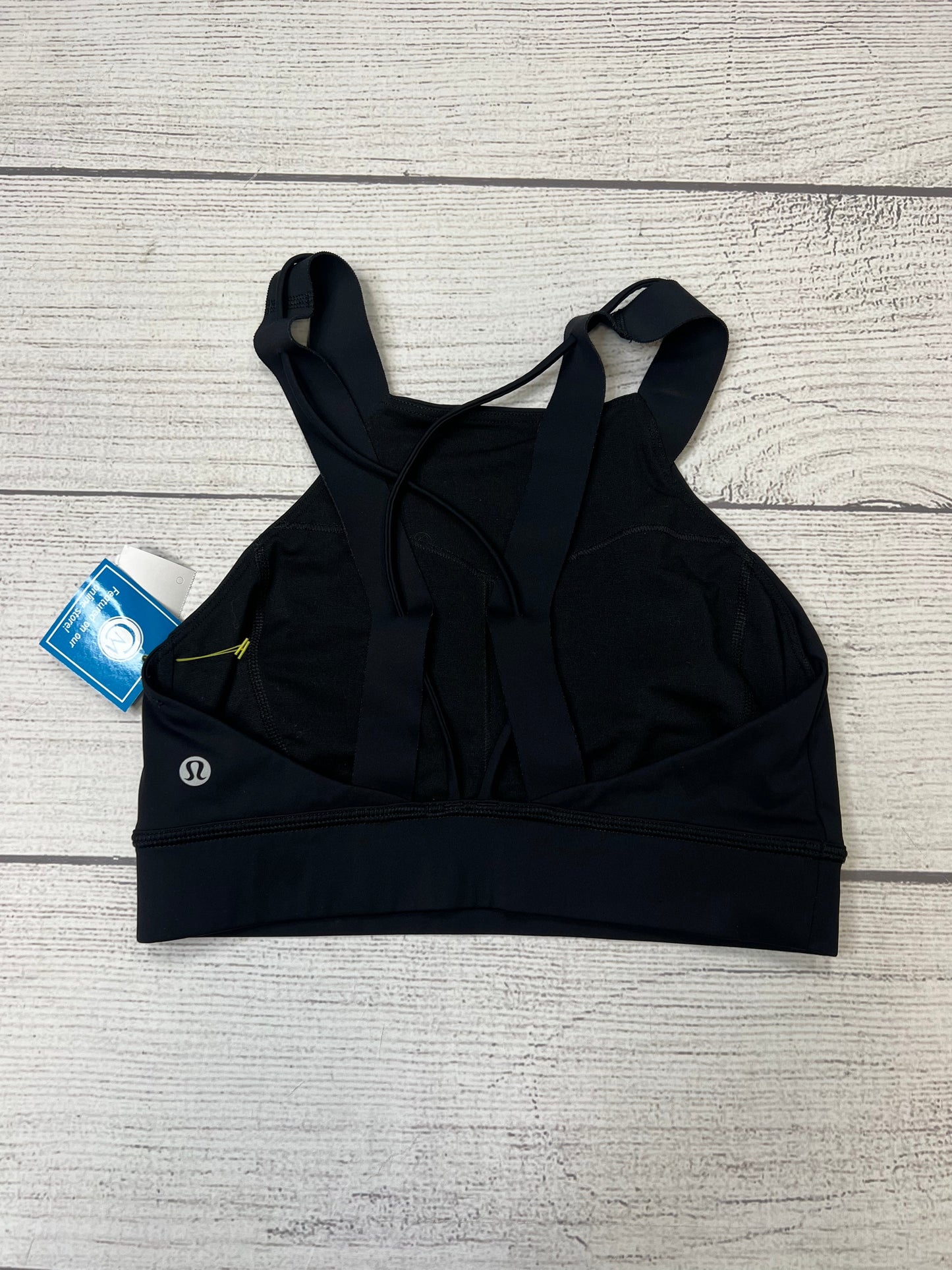 Black Athletic Bra Lululemon, Size 6