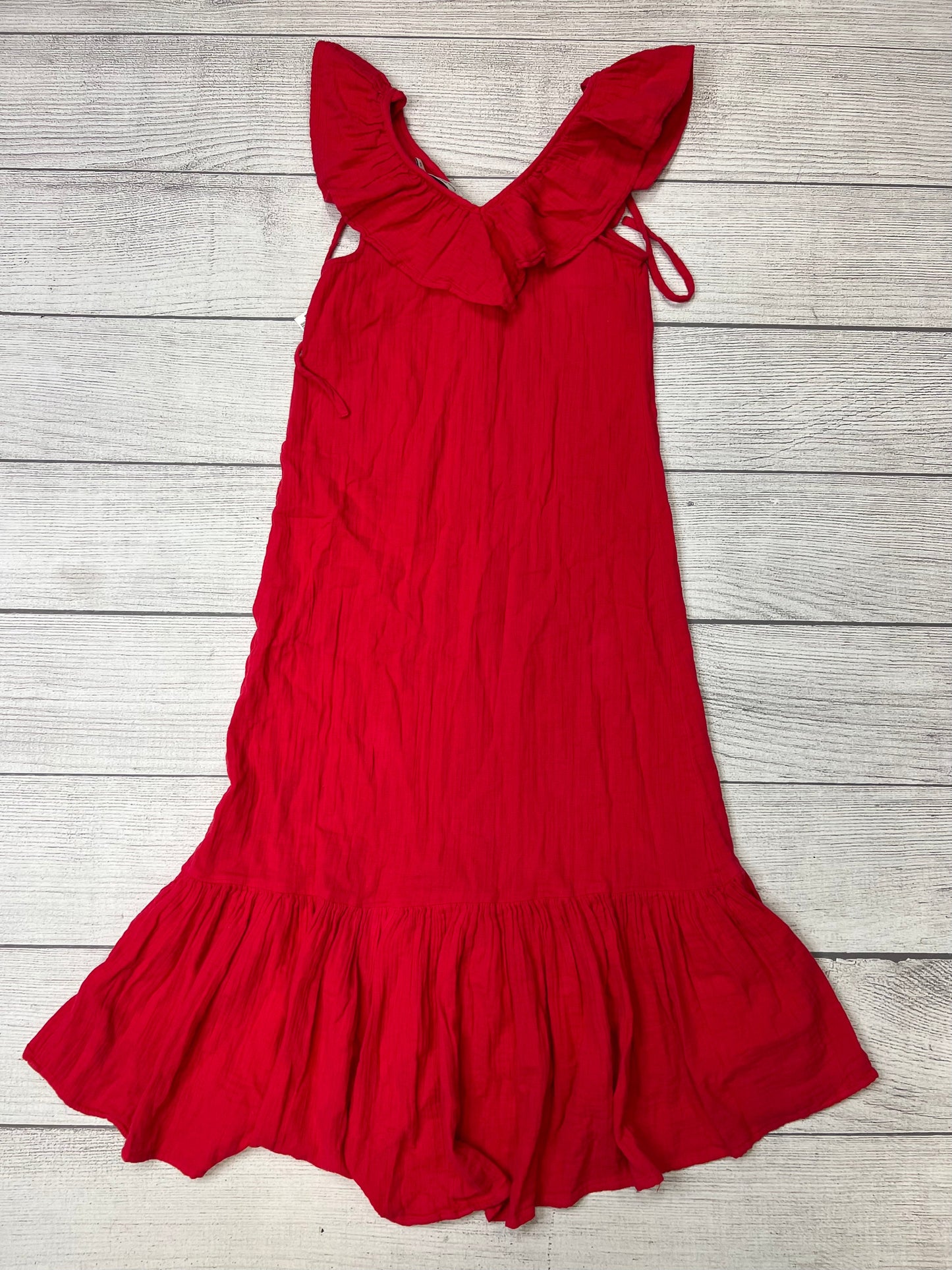 Red Dress Casual Maxi Vineyard Vines, Size Xs