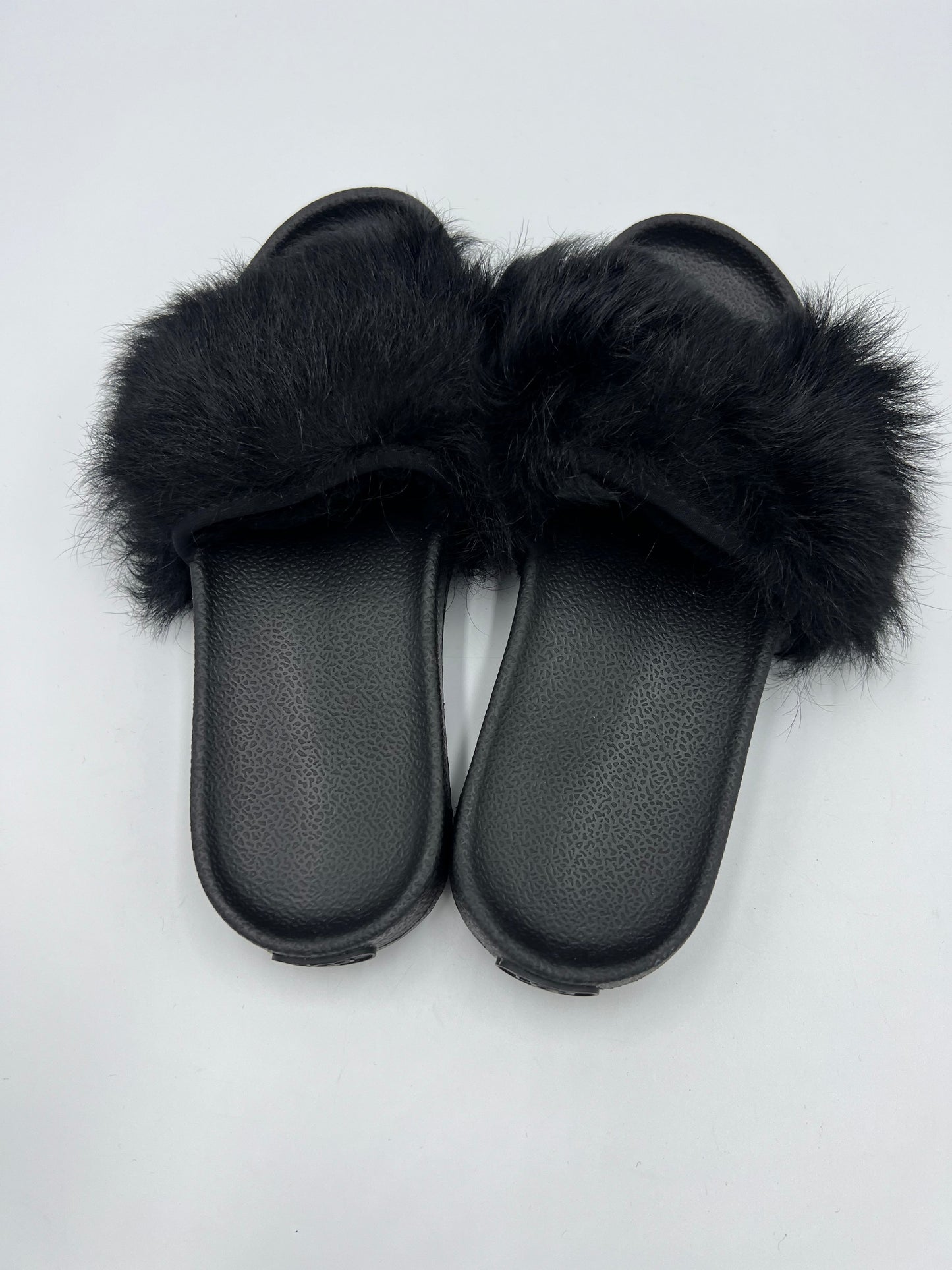 UGG Furry Slides, Size 6