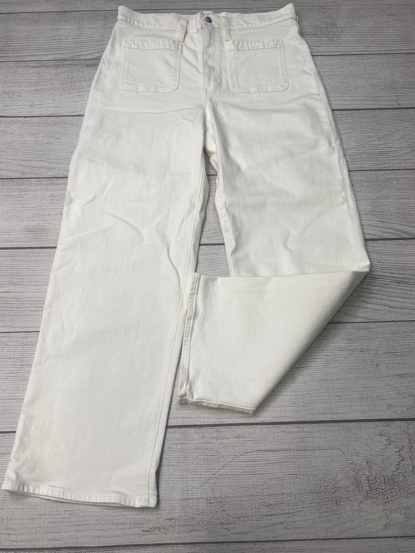 White Jeans Designer Madewell, Size 12tall