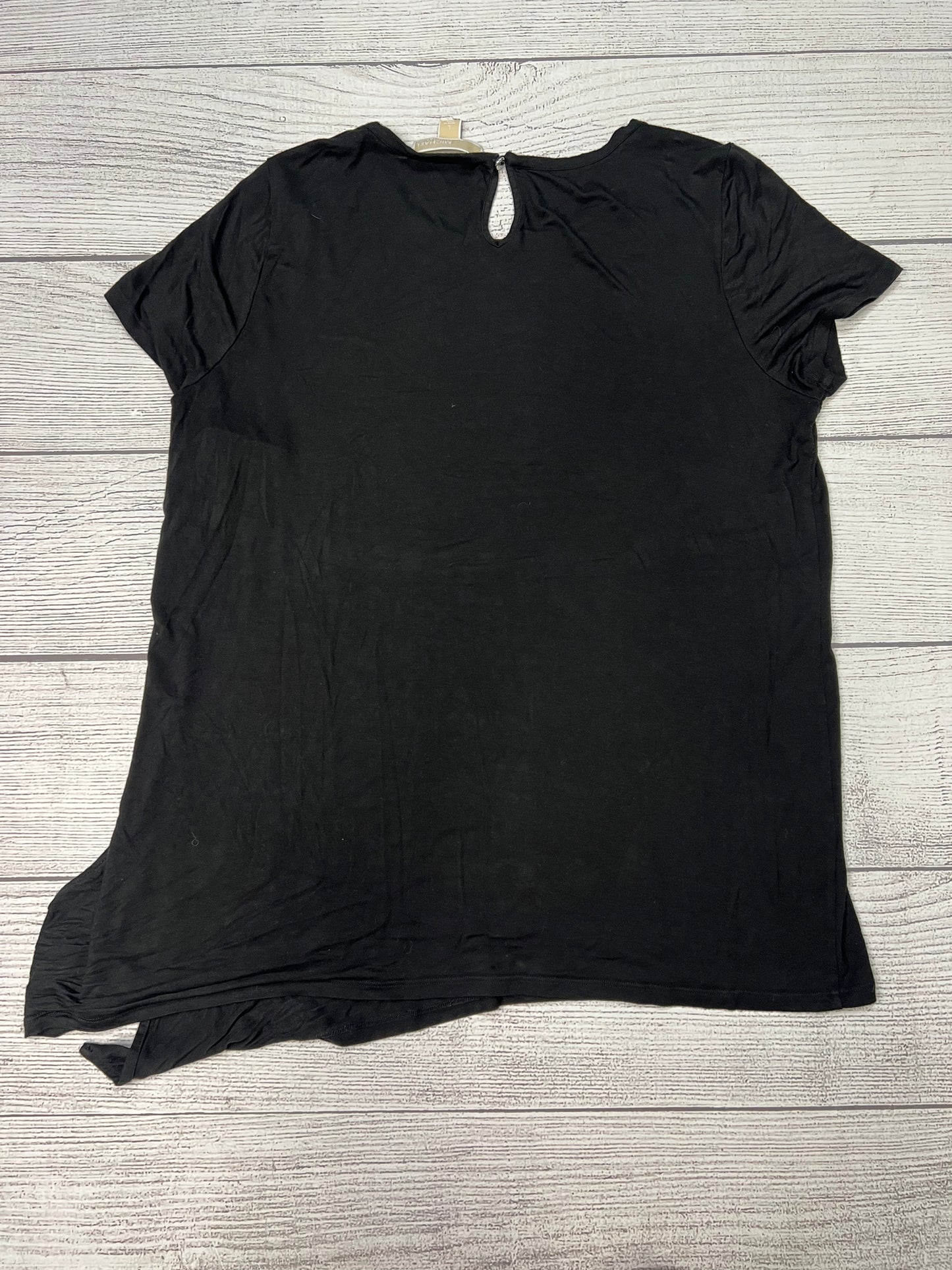 Top Short Sleeve By Michael By Michael Kors In Black, Size: L