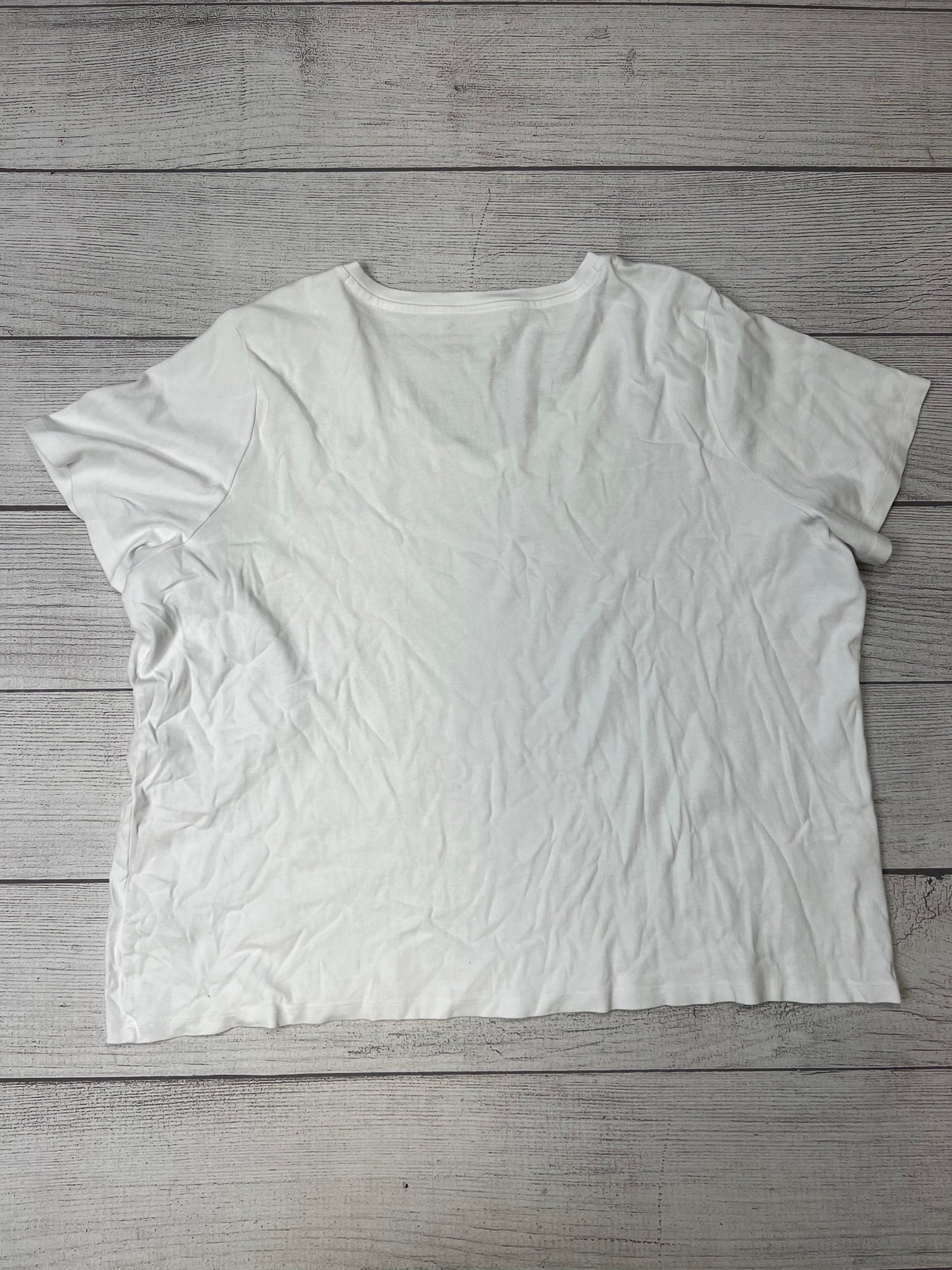 Top Short Sleeve Basic By Tommy Hilfiger In White, Size: 3x