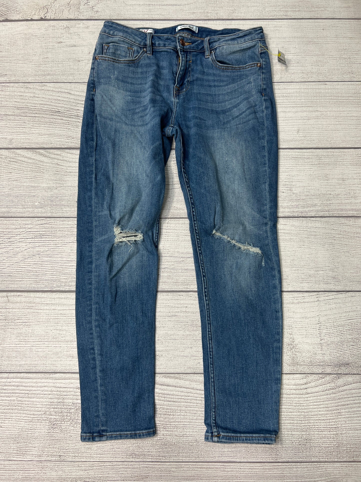 Jeans Straight By Vigoss In Blue, Size: 10