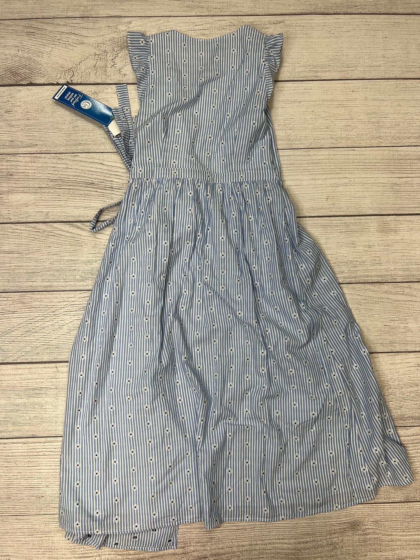 Dress Casual Midi By Loft In Blue, Size: S