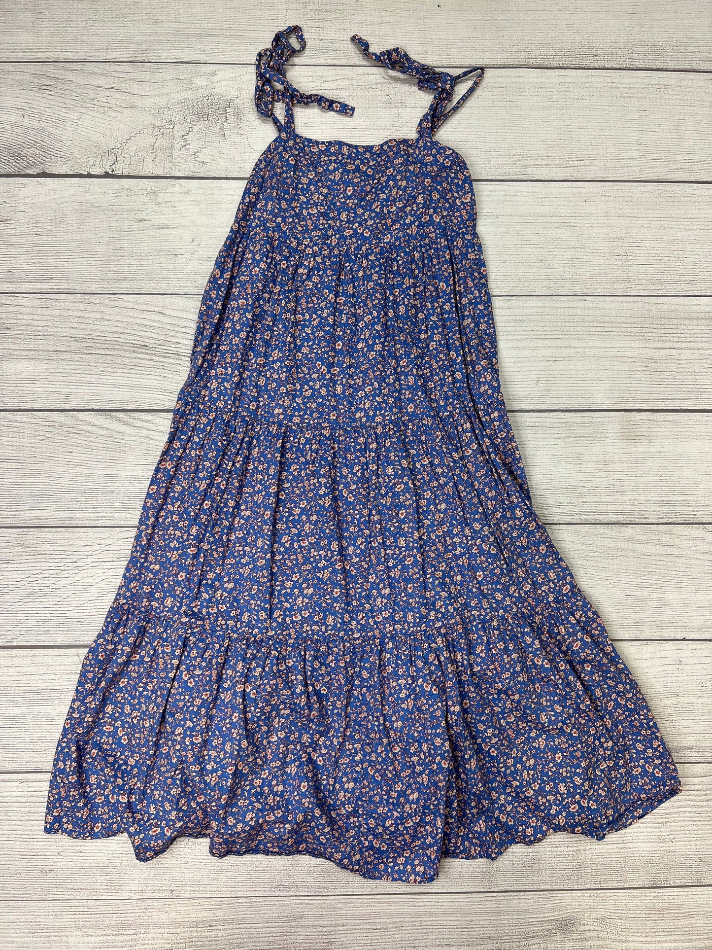 Dress Casual Midi By Madewell In Blue, Size: S