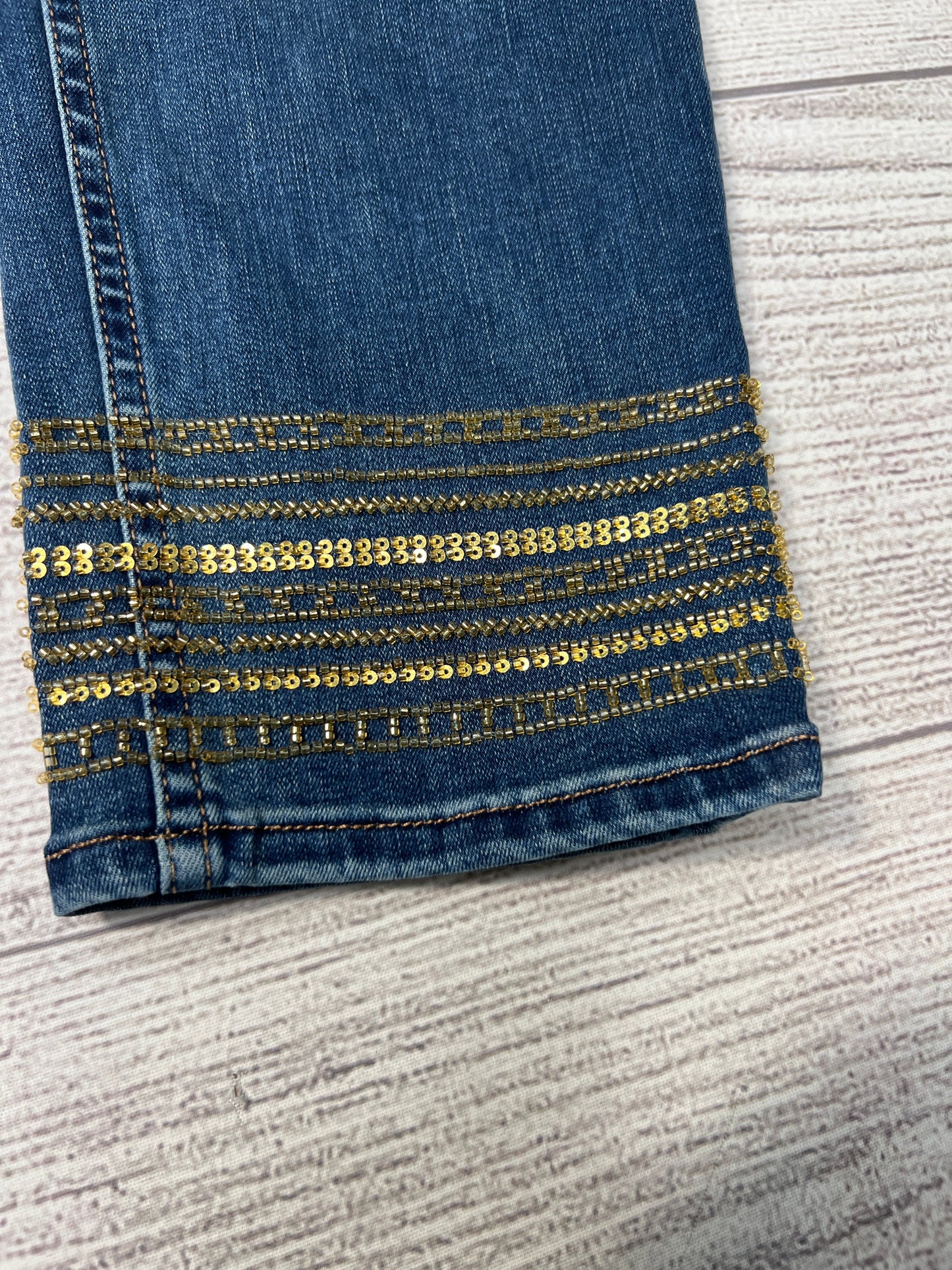 Jeans Straight By White House Black Market In Blue, Size: 6