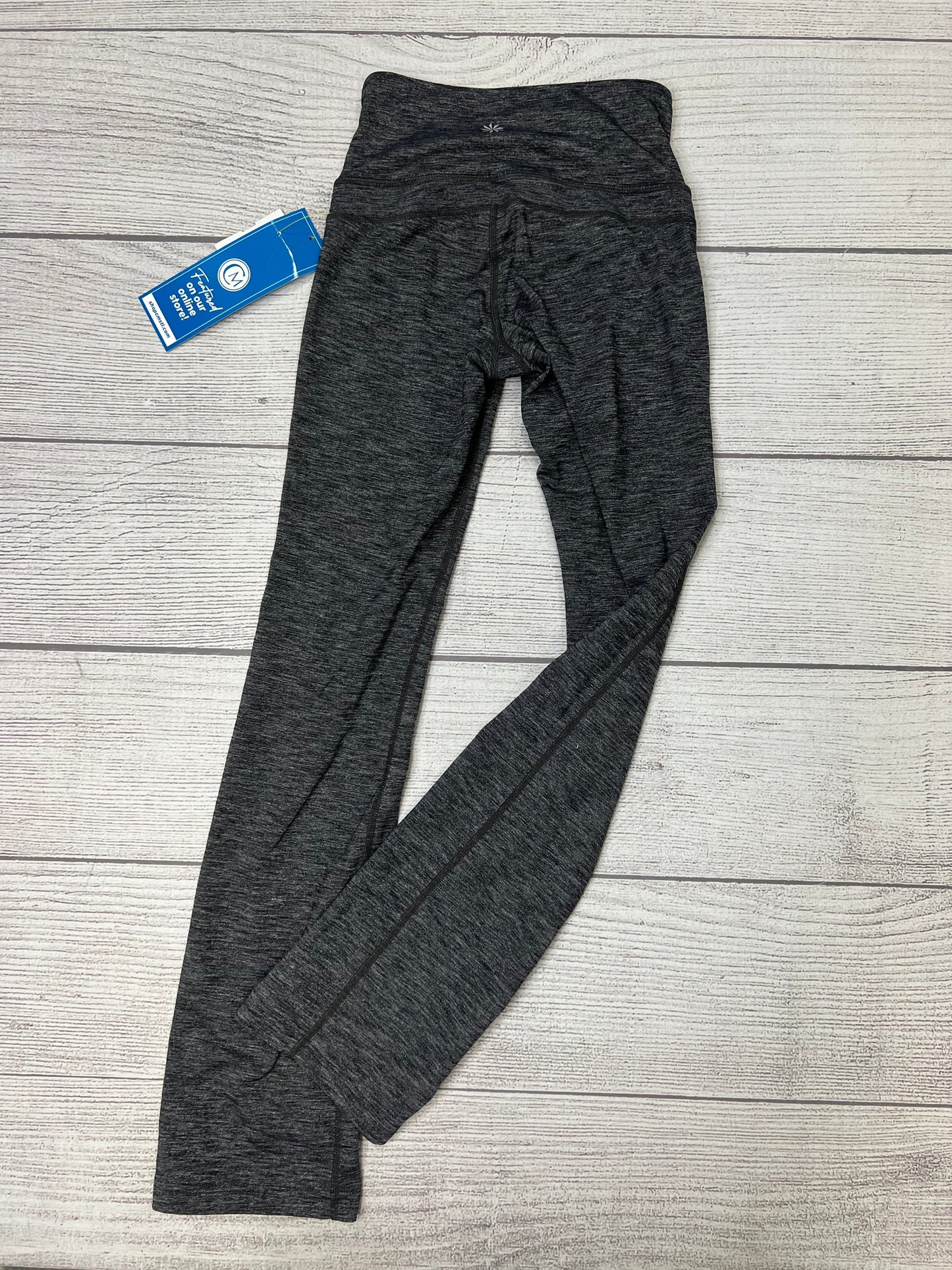 Athletic Leggings By Athleta In Grey, Size: Xs