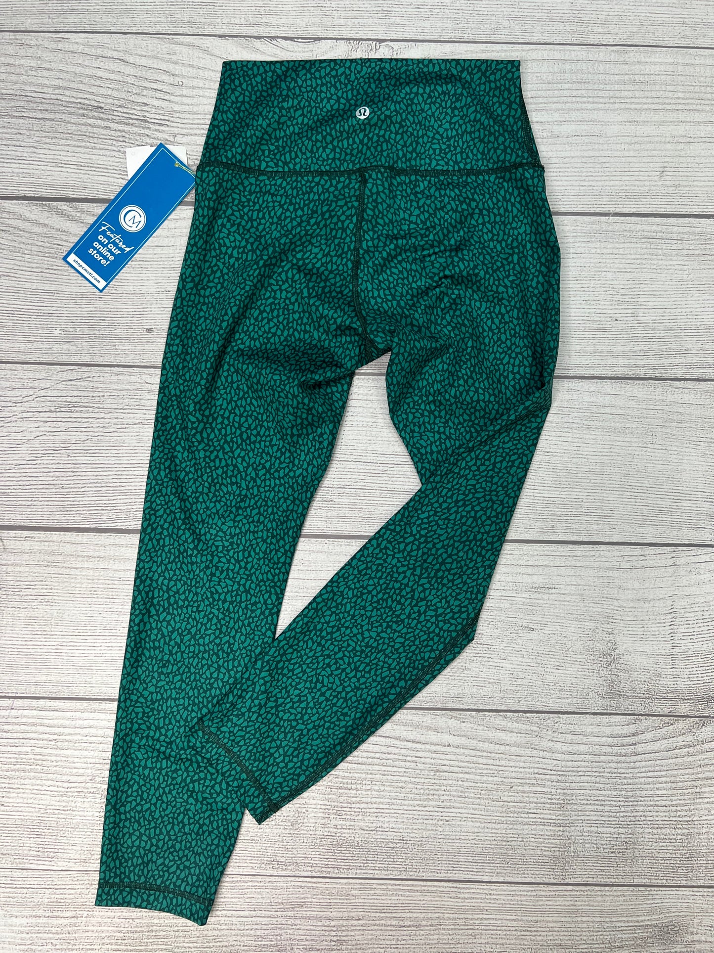 Athletic Capris By Lululemon In Green, Size: 6