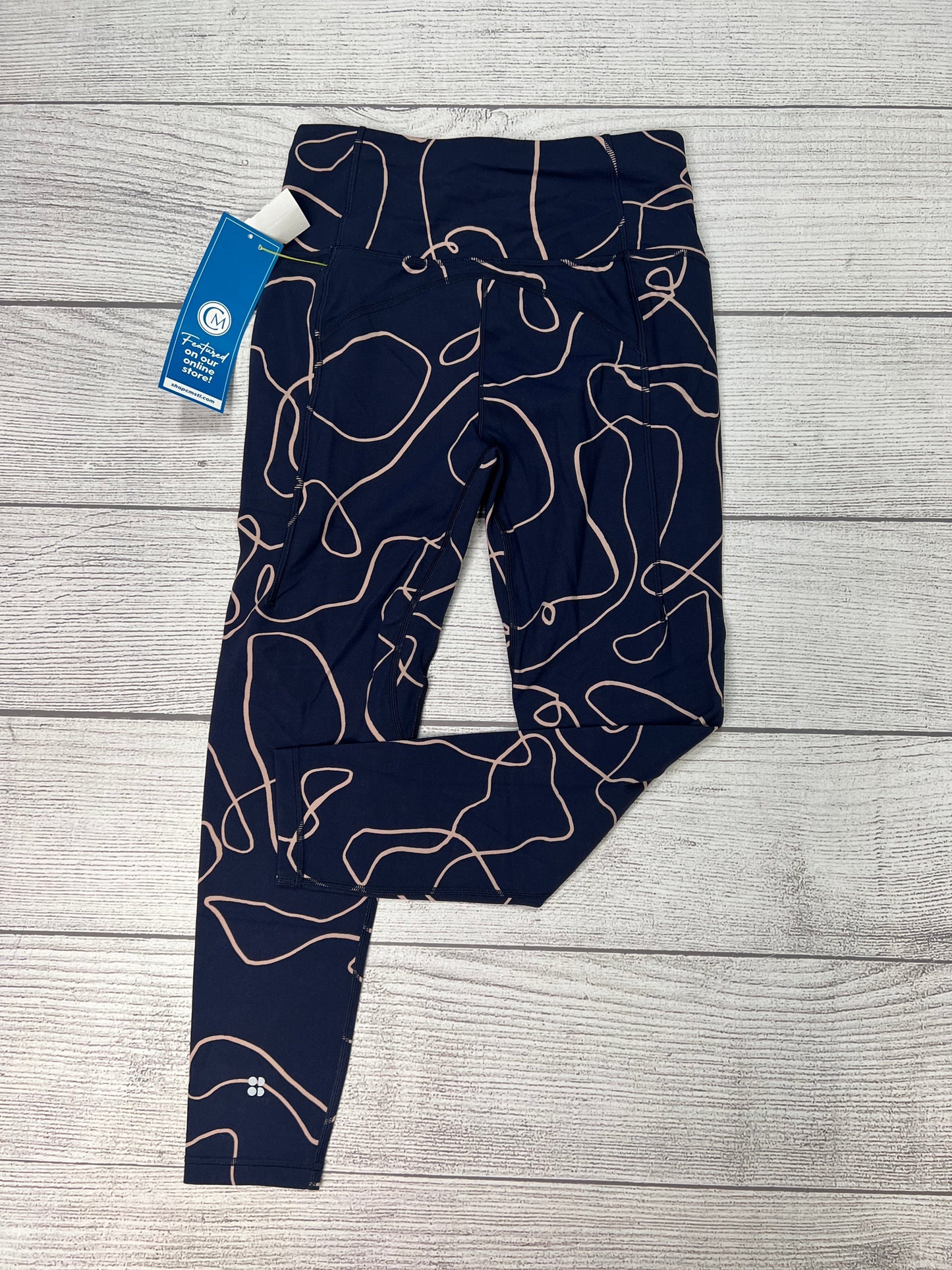 Athletic Leggings By Sweaty Betty In Blue, Size: S