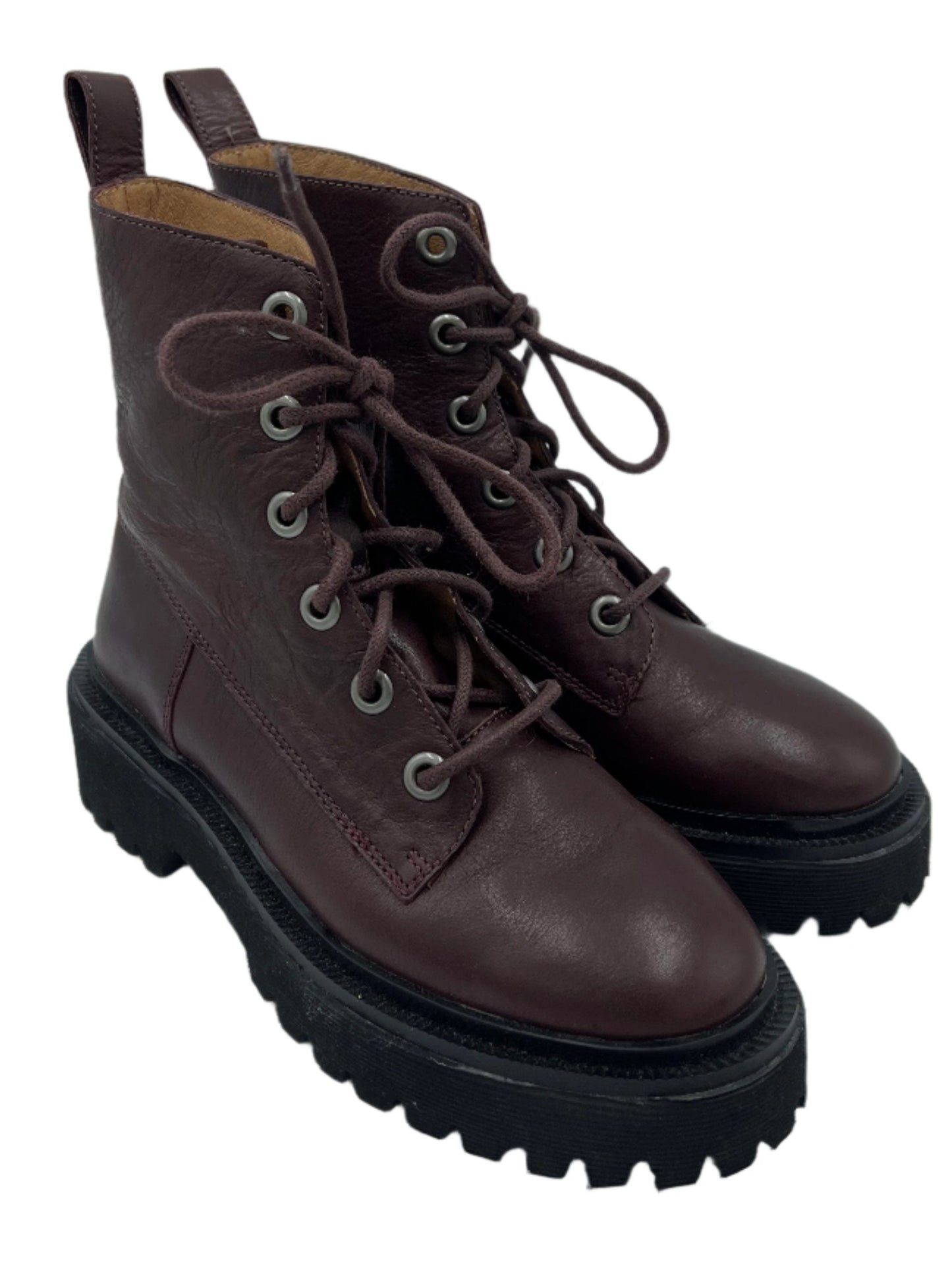 Boots Designer By Madewell In Maroon, Size: 5