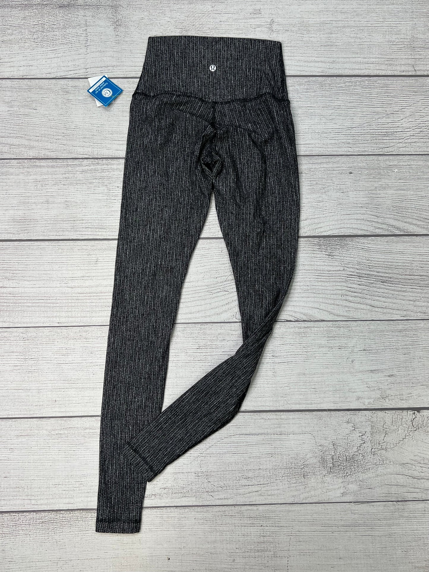 Athletic Leggings By Lululemon In Grey, Size: S