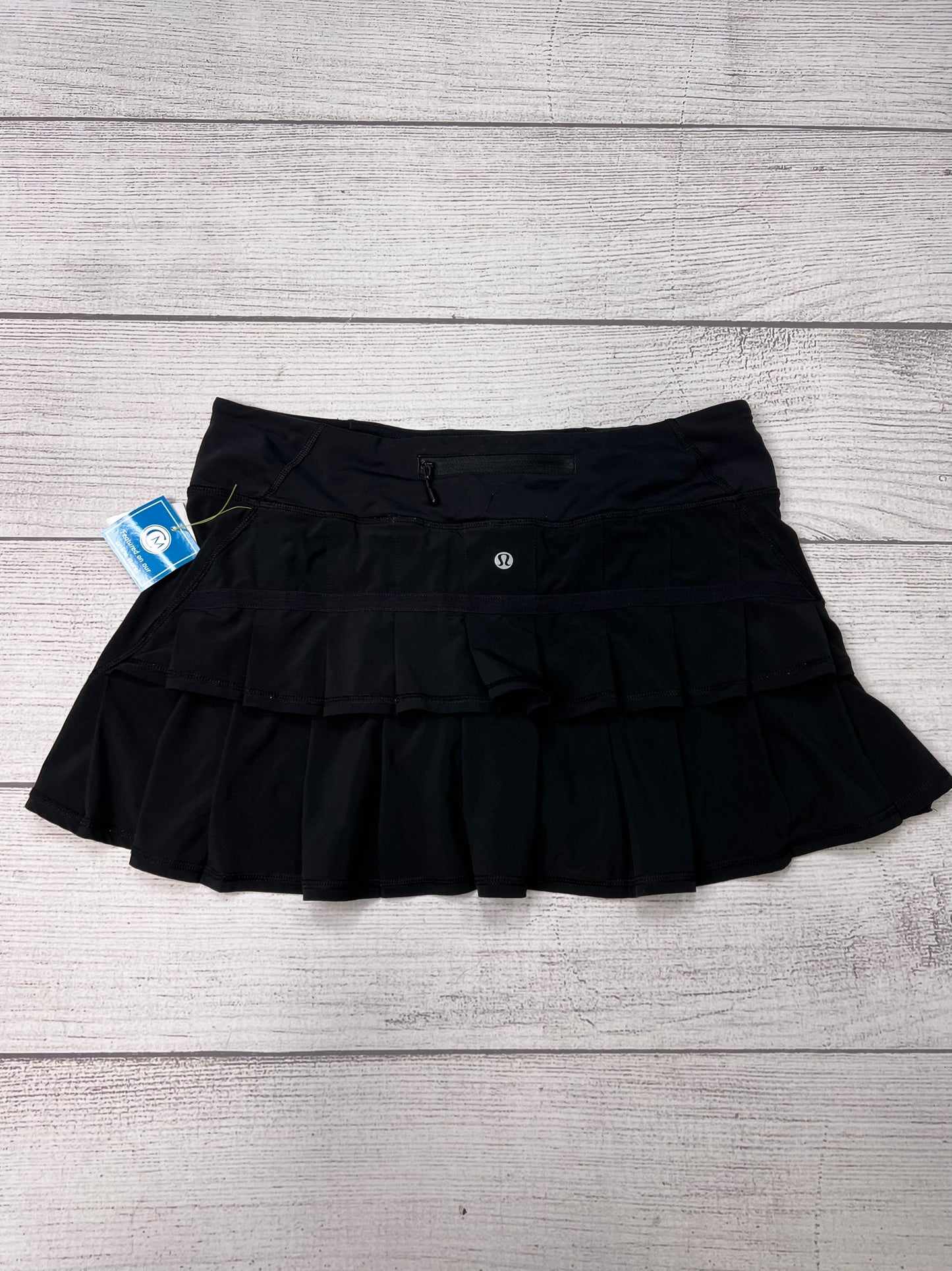 Athletic Skirt Skort By Lululemon In Black, Size: 8