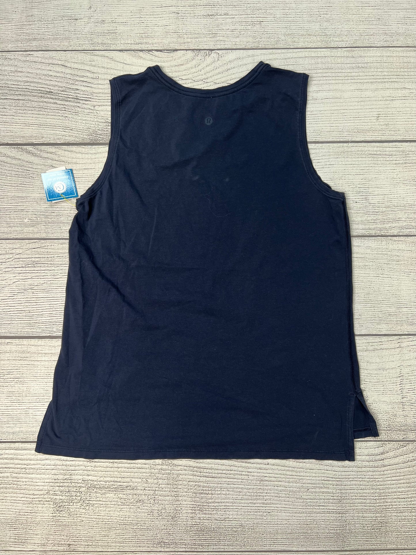 Athletic Tank Top By Lululemon In Navy, Size: M