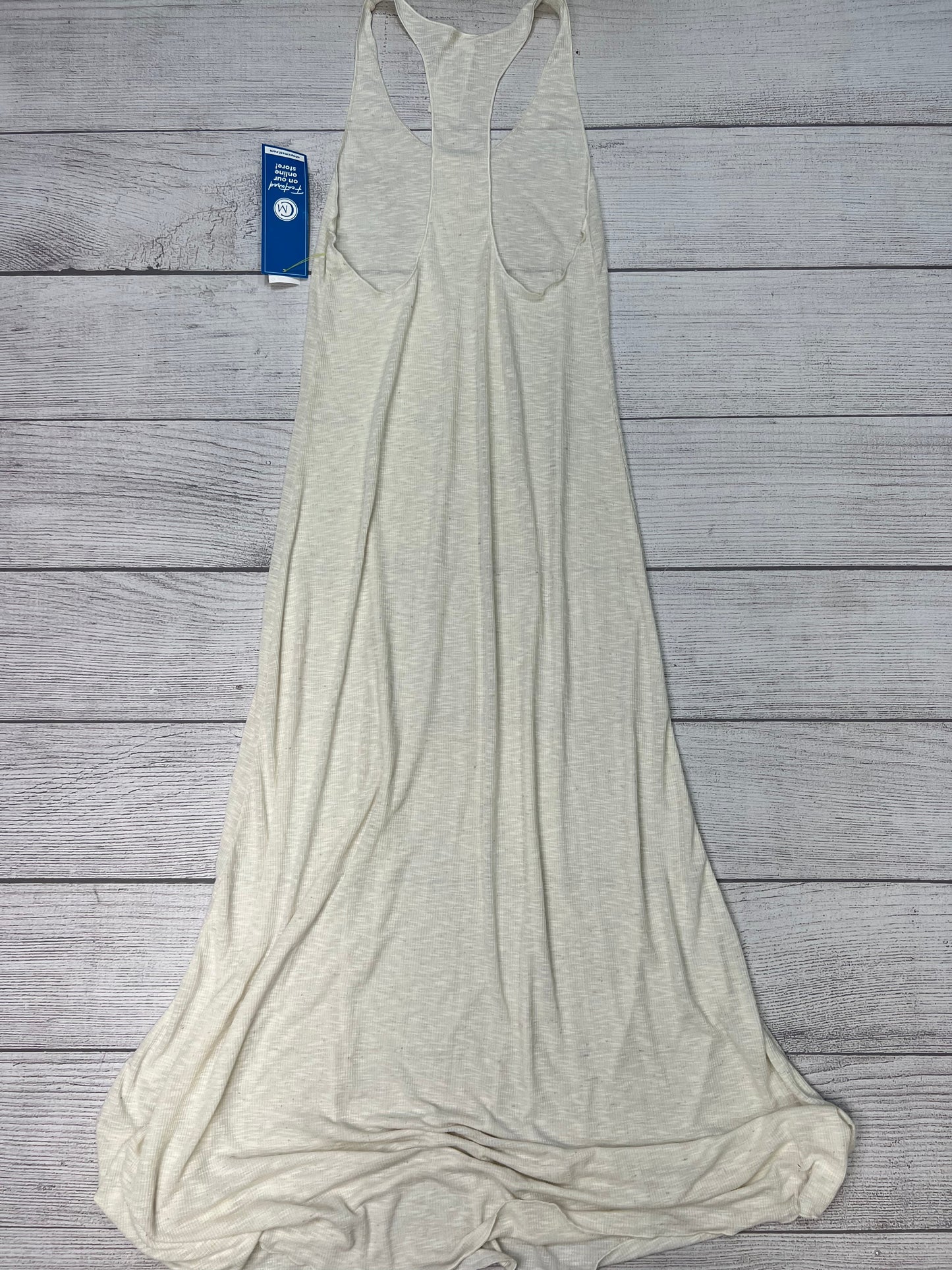 Dress Casual Maxi By Free People In Cream, Size: L