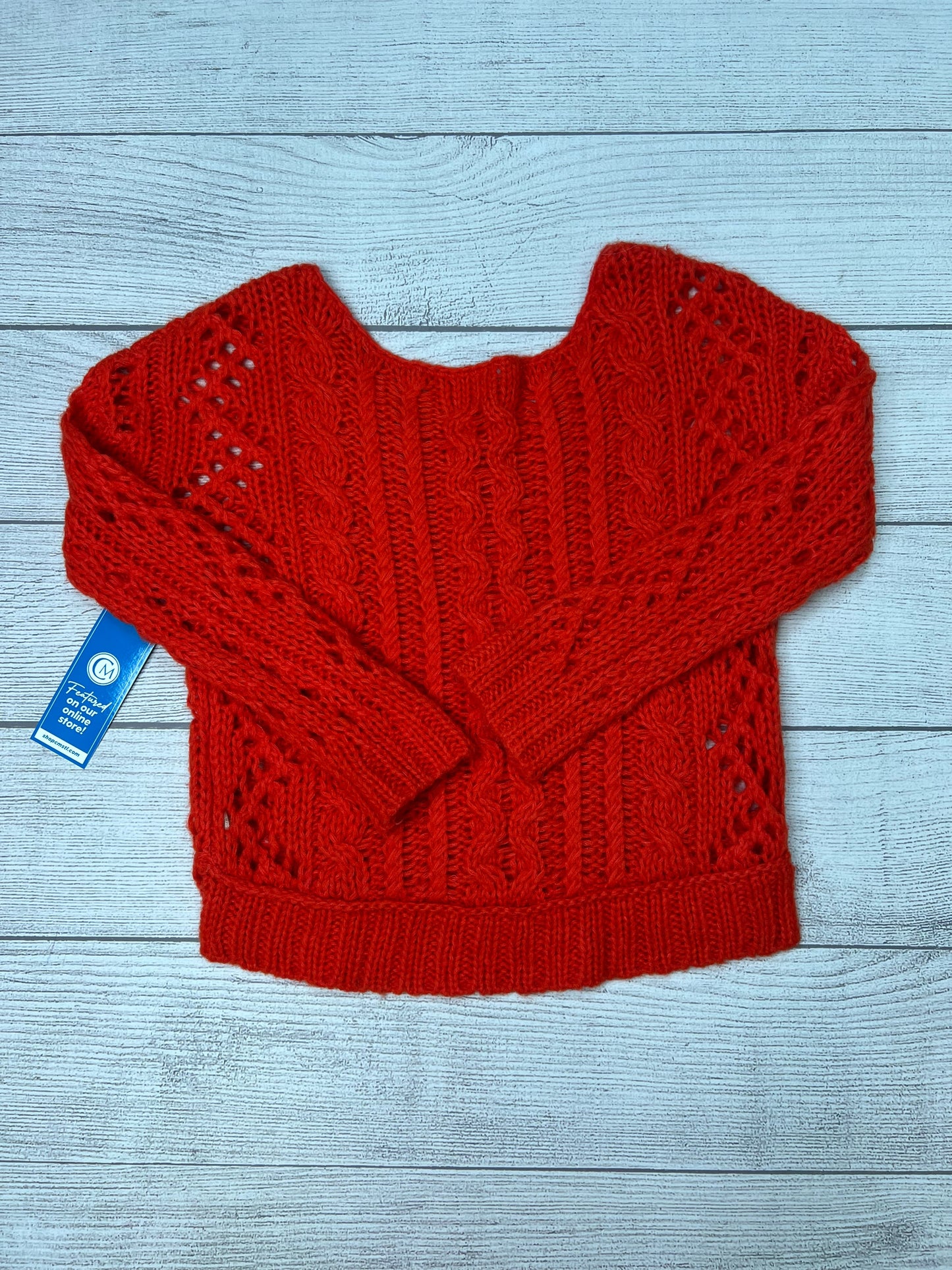 Sweater By Free People In Red, Size: Xs