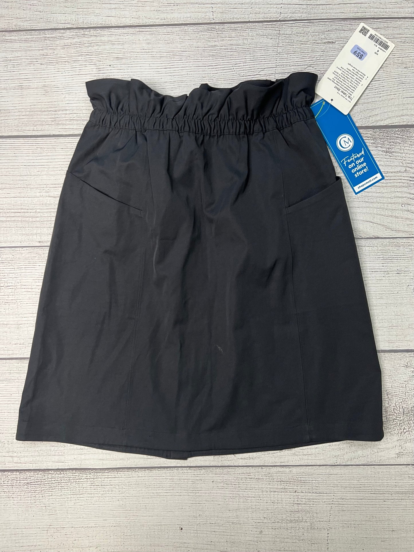 Athletic Skirt Skort By Lululemon In Black, Size: 6