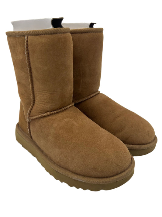 UGG Classic Short Boots In Brown, Size: 6