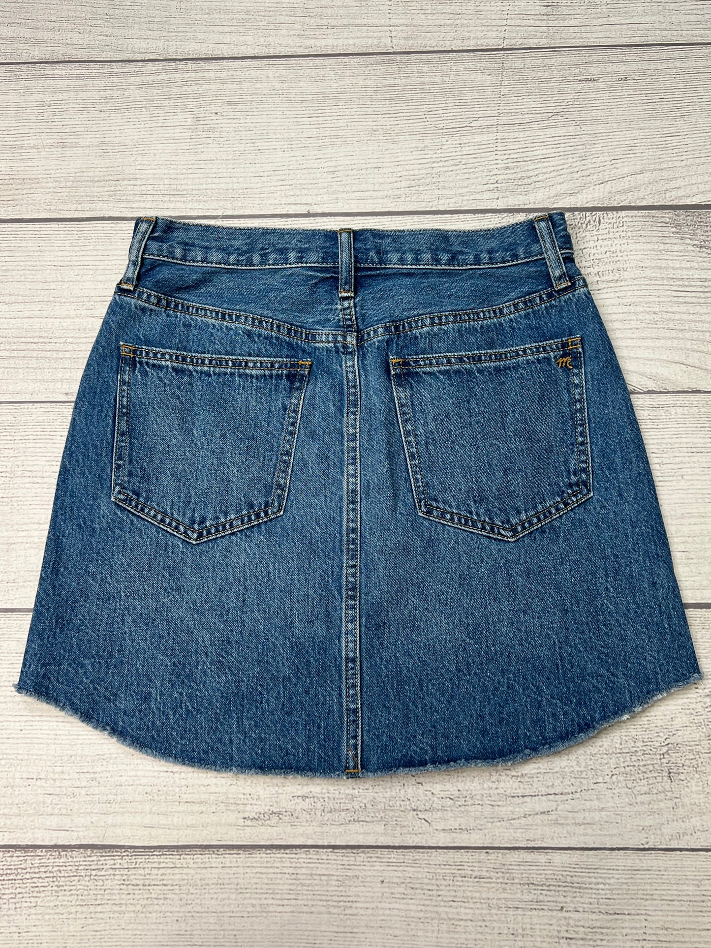 Skirt Mini & Short By Madewell In Denim, Size: 2