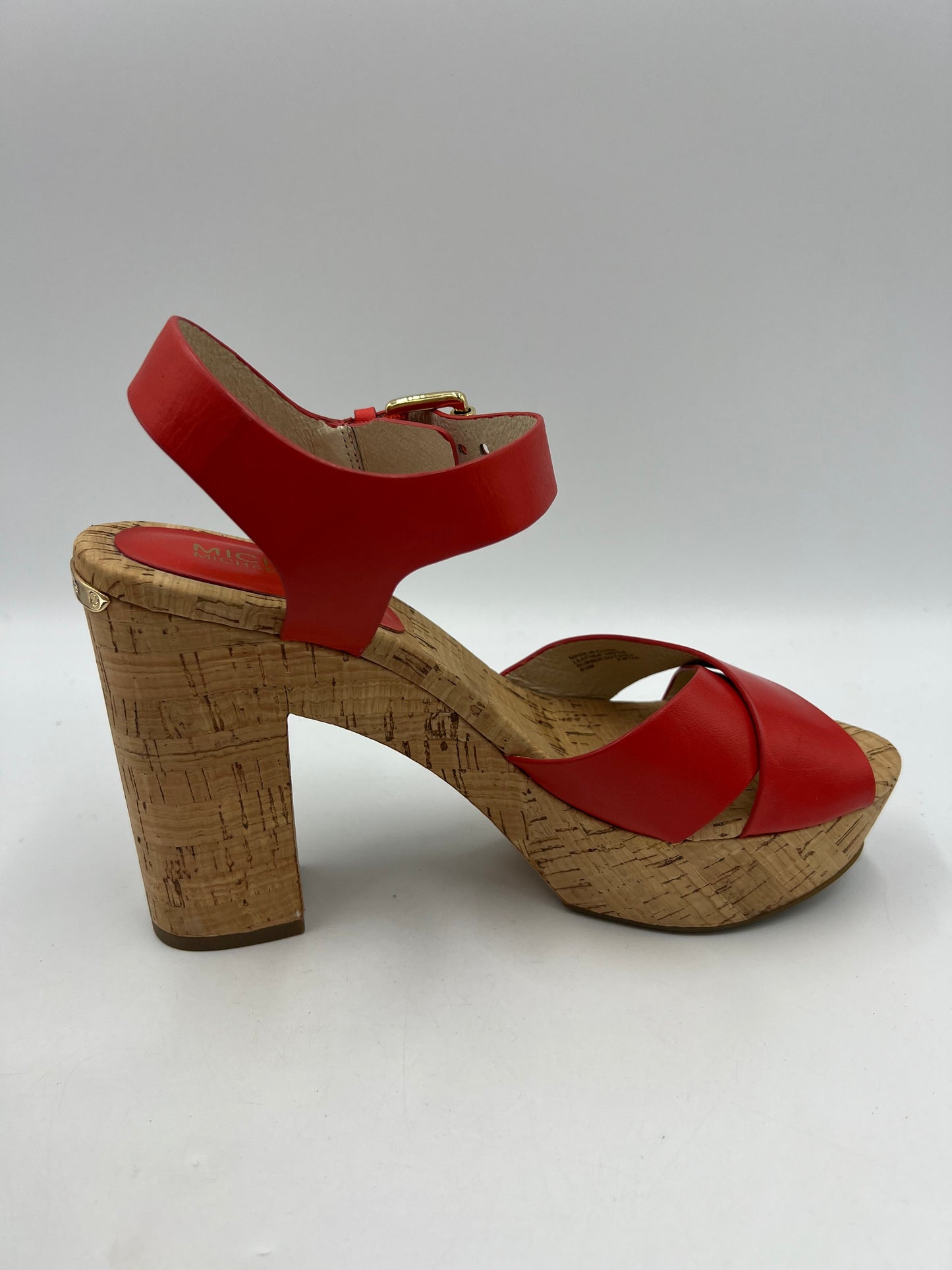 Like New! Shoes Designer By Michael Kors In Red, Size: 8.5