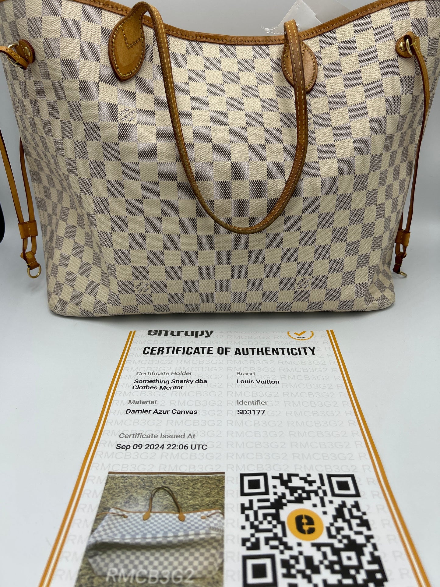 Louis Vuitton Neverfull GM Designer Luxury Handbag