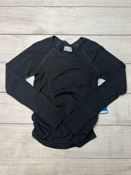 Athletic Top Long Sleeve Crewneck By Athleta In Black, Size: Xs