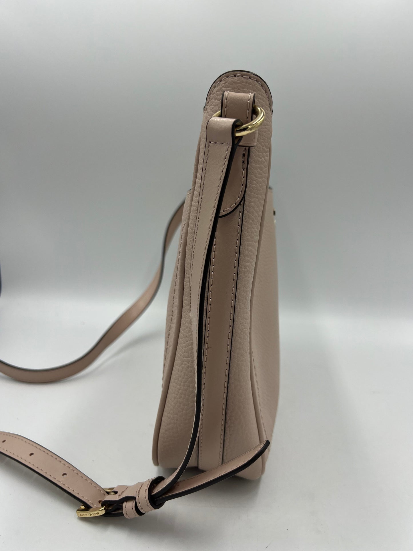 Leather Crossbody Designer By Michael Kors