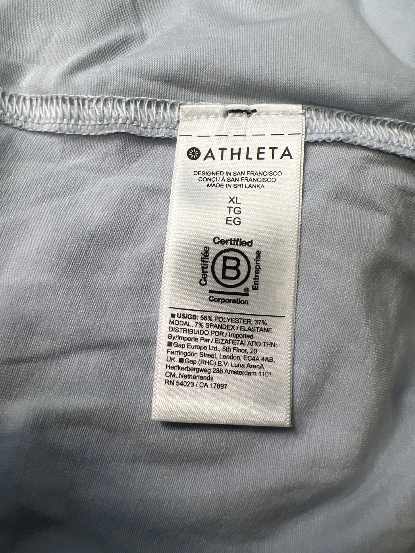 New! Athletic Tank Top By Athleta In Blue, Size: Xl