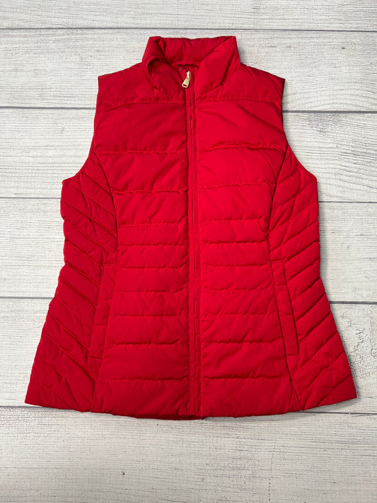 Vest Puffer & Quilted By Talbots In Red, Size: Xs