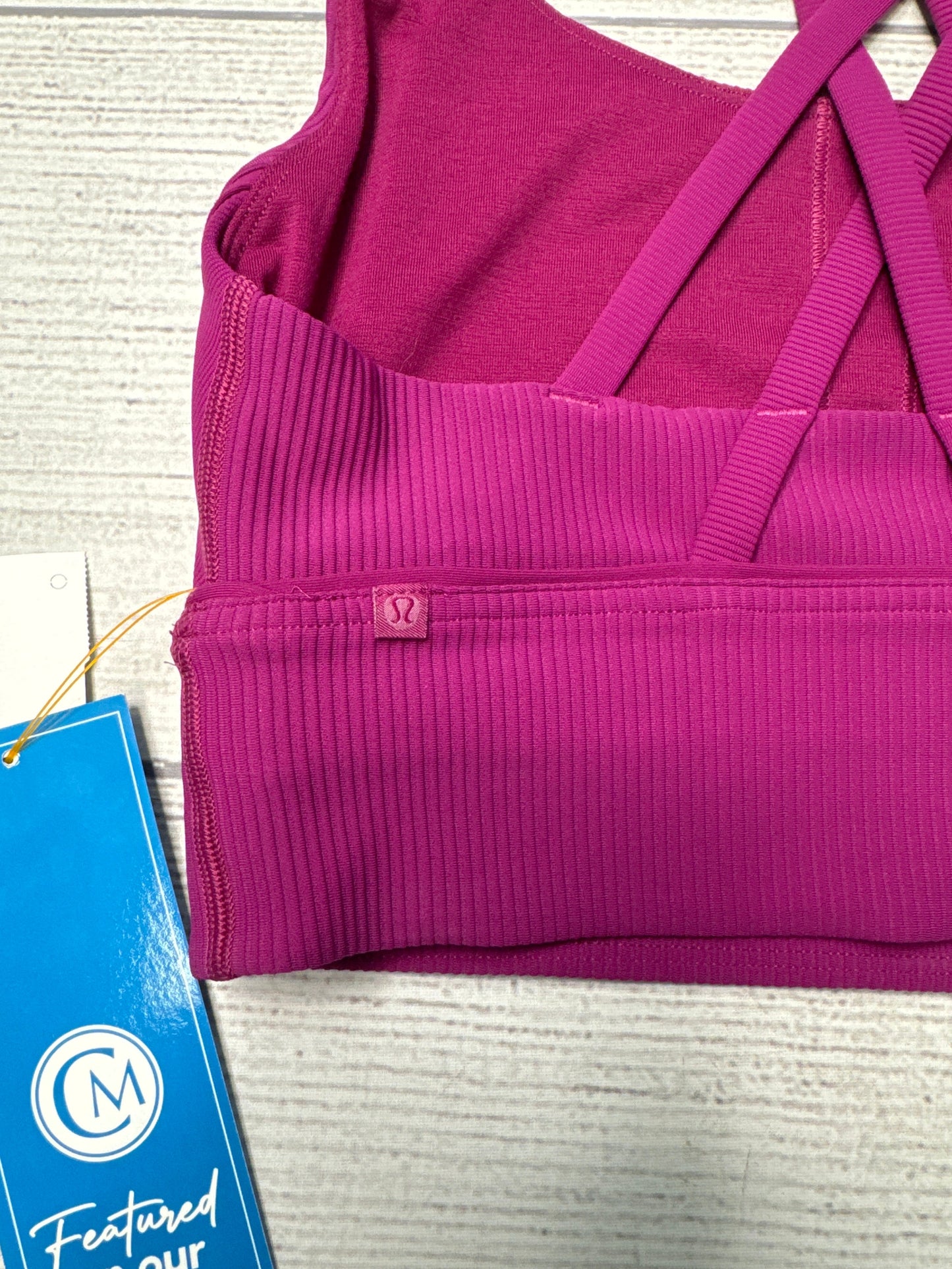 Athletic Bra By Lululemon In Pink, Size: 4