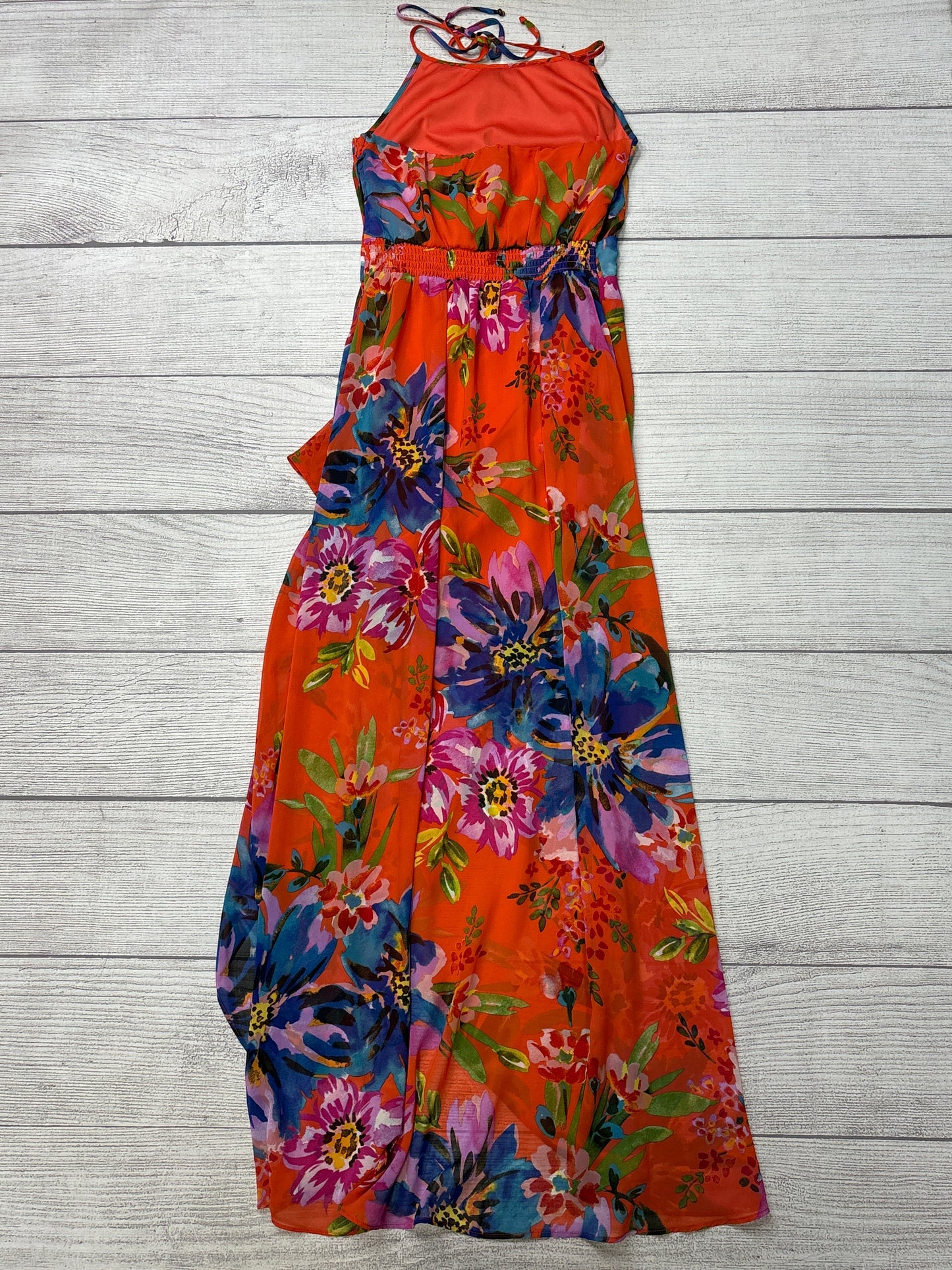 Dress Casual Maxi By Bisou Bisou In Orange, Size: S