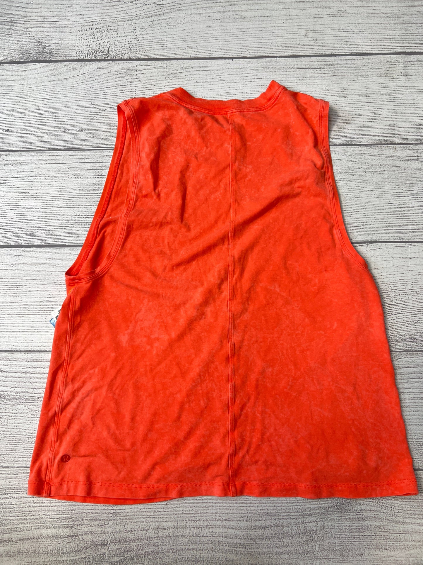 Athletic Tank Top By Lululemon In Coral, Size: 6