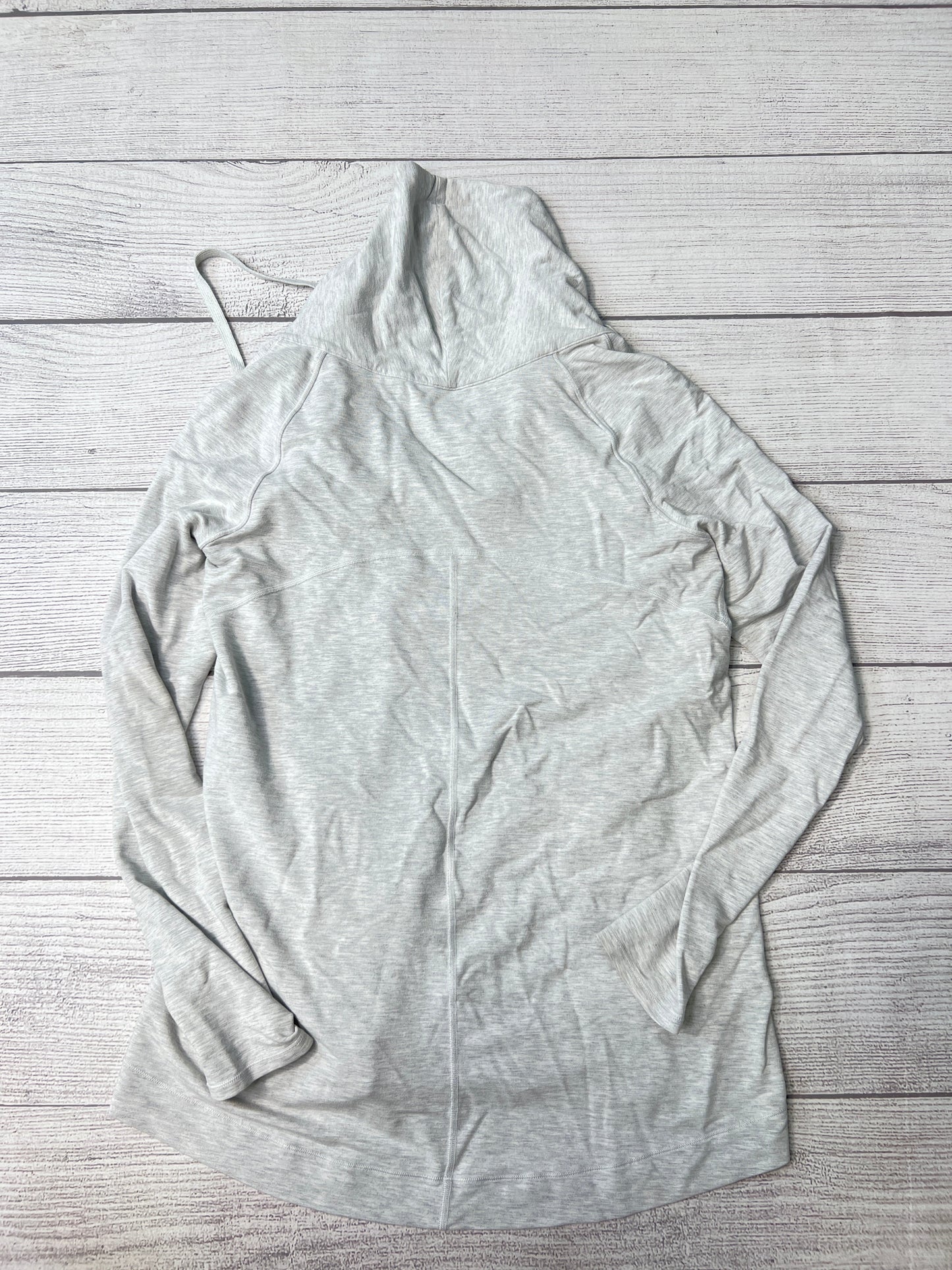 Athletic Jacket By Lululemon In Grey, Size: 6