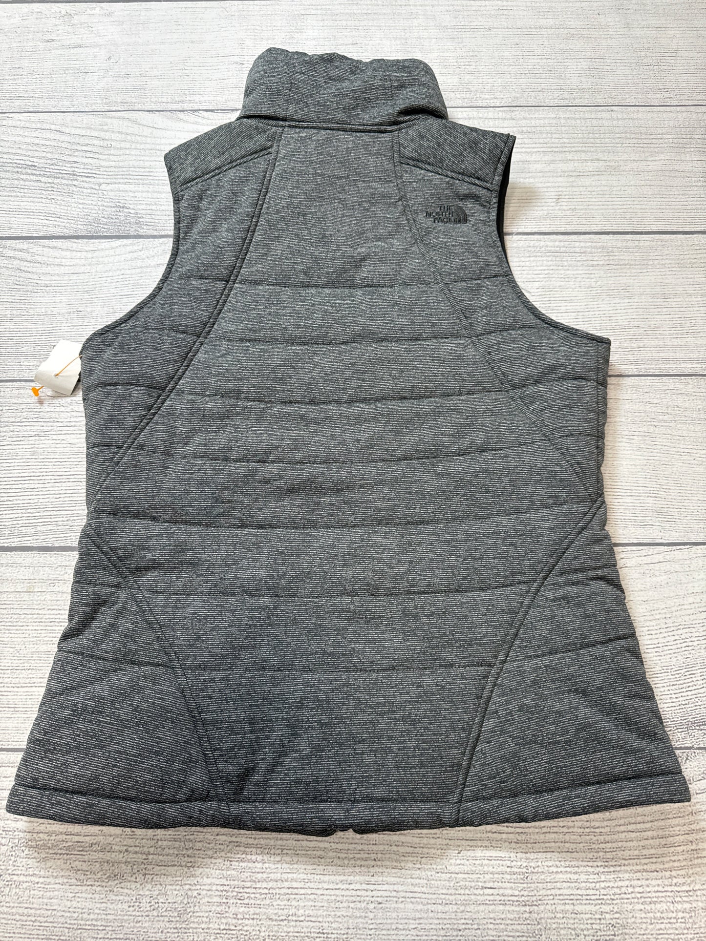 Vest Puffer & Quilted By North Face In Grey, Size: L