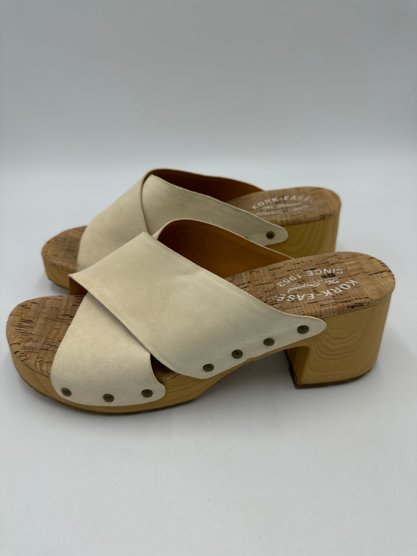 Shoes Heels Block By Kork Ease In Tan, Size: 10