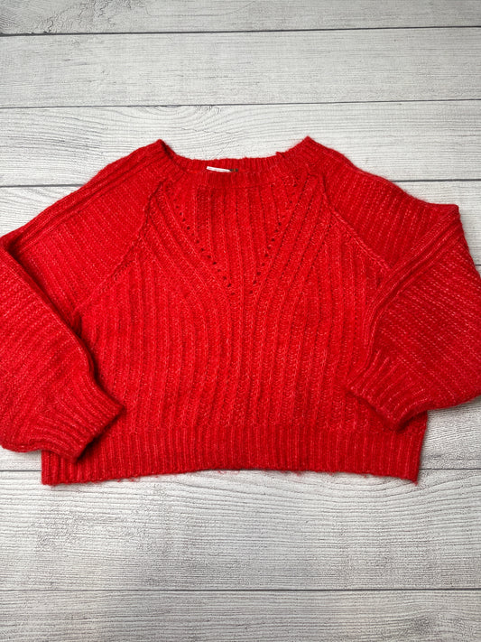 Sweater By Free People In Red, Size: L