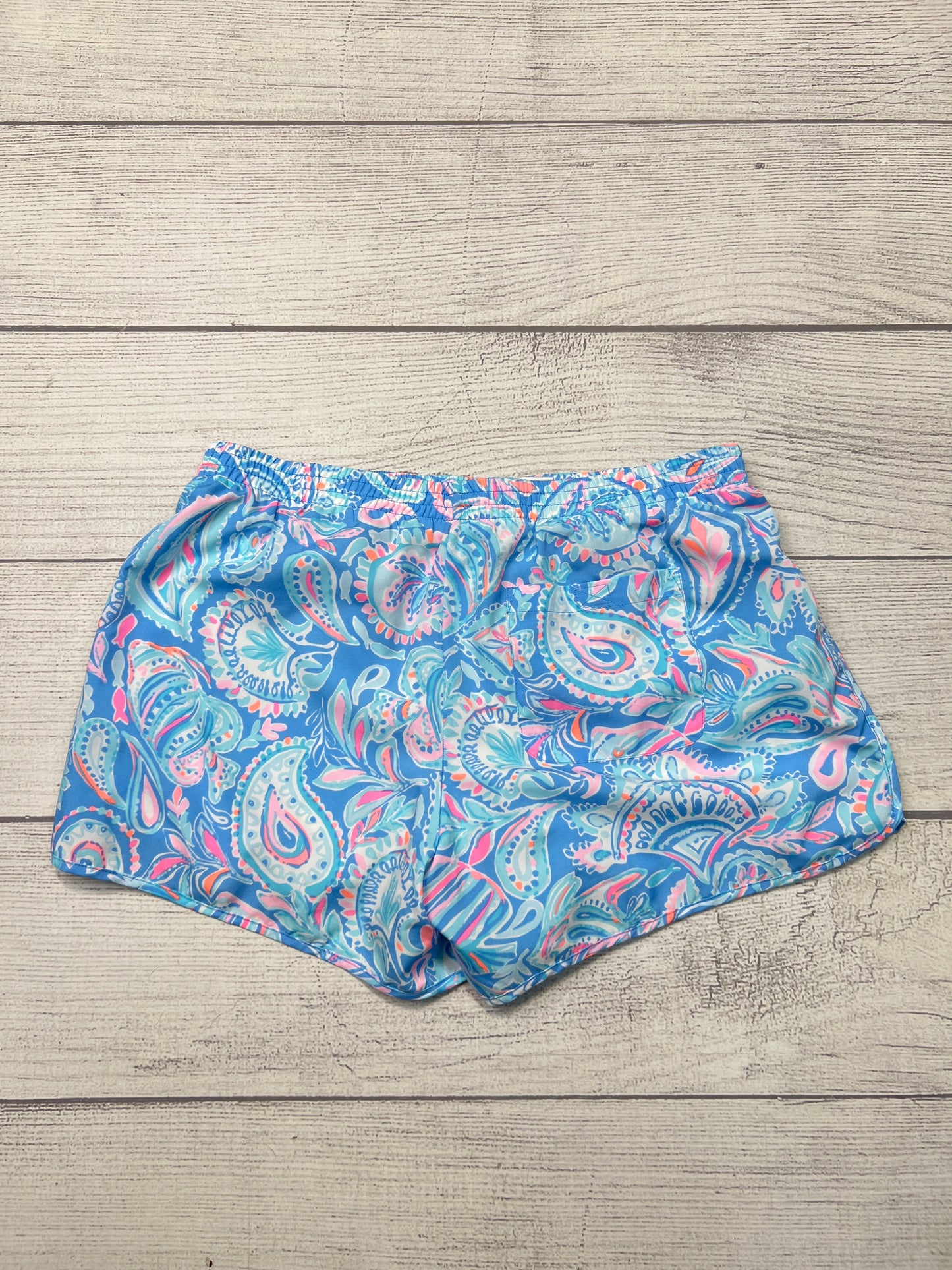 Athletic Shorts By Lilly Pulitzer In Blue & Pink, Size: M