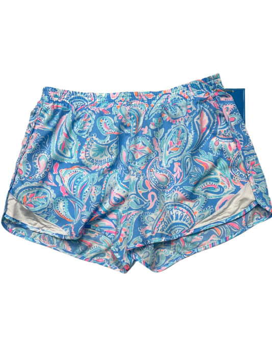 Athletic Shorts By Lilly Pulitzer In Blue & Pink, Size: M