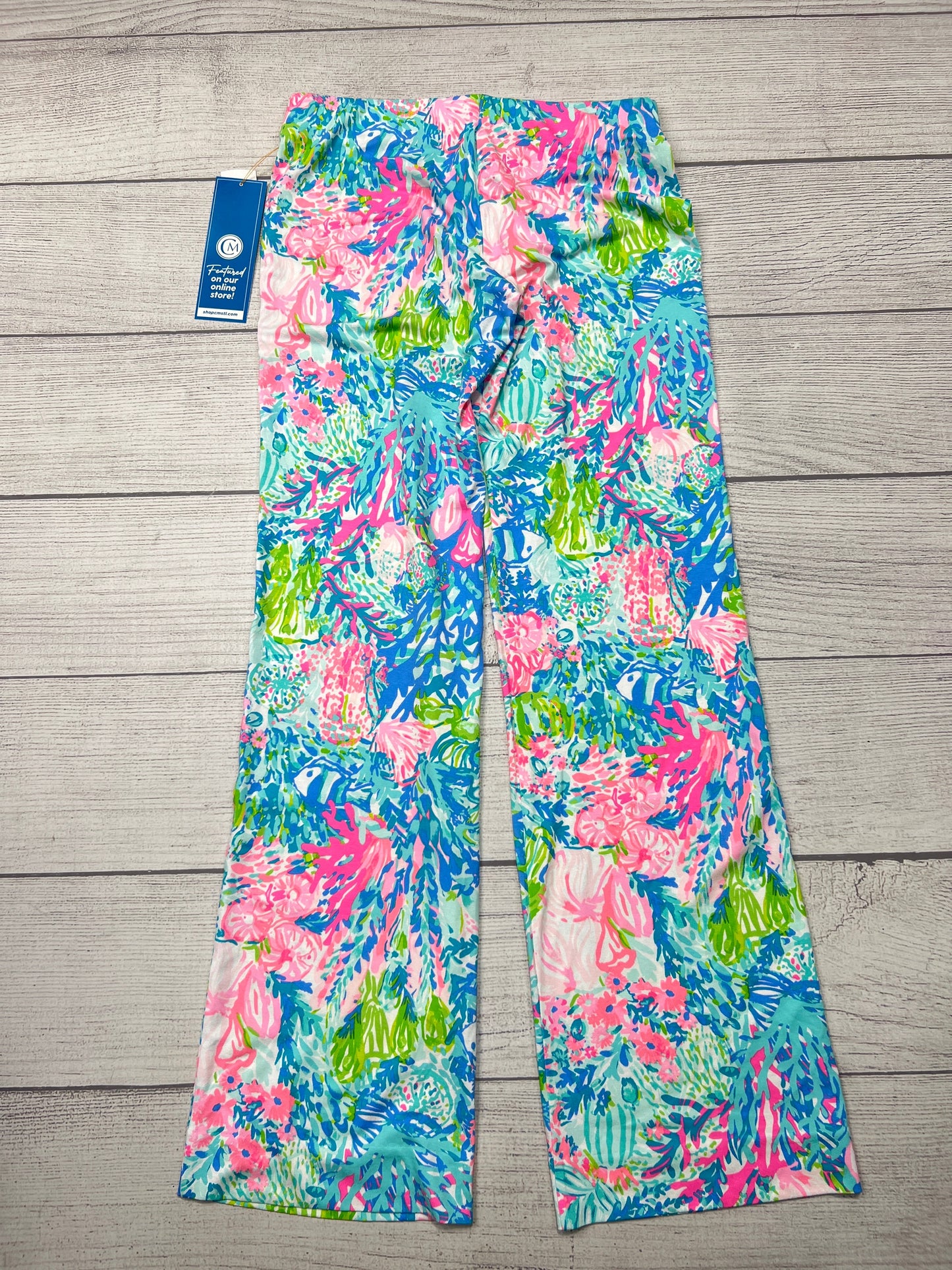 New! Pants Lounge By Lilly Pulitzer In Blue & Pink, Size: S